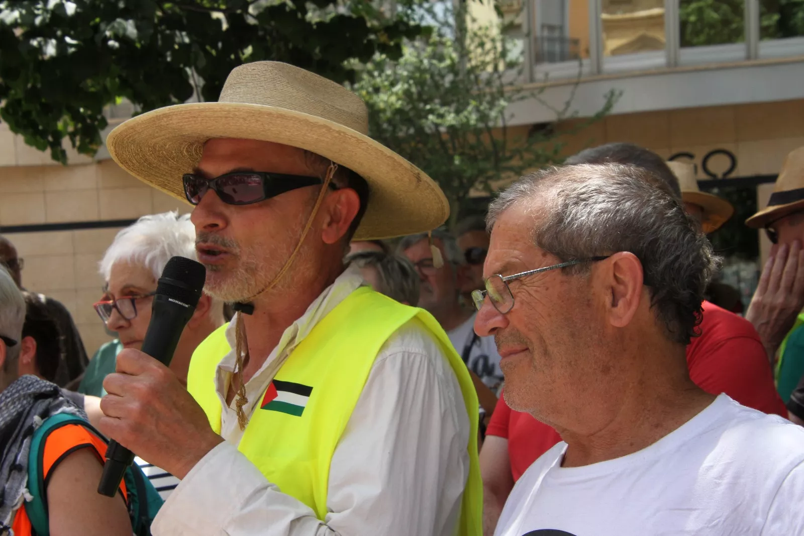 Marcha Nueno-Huesca por Palestina. Foto Carlos Neofato