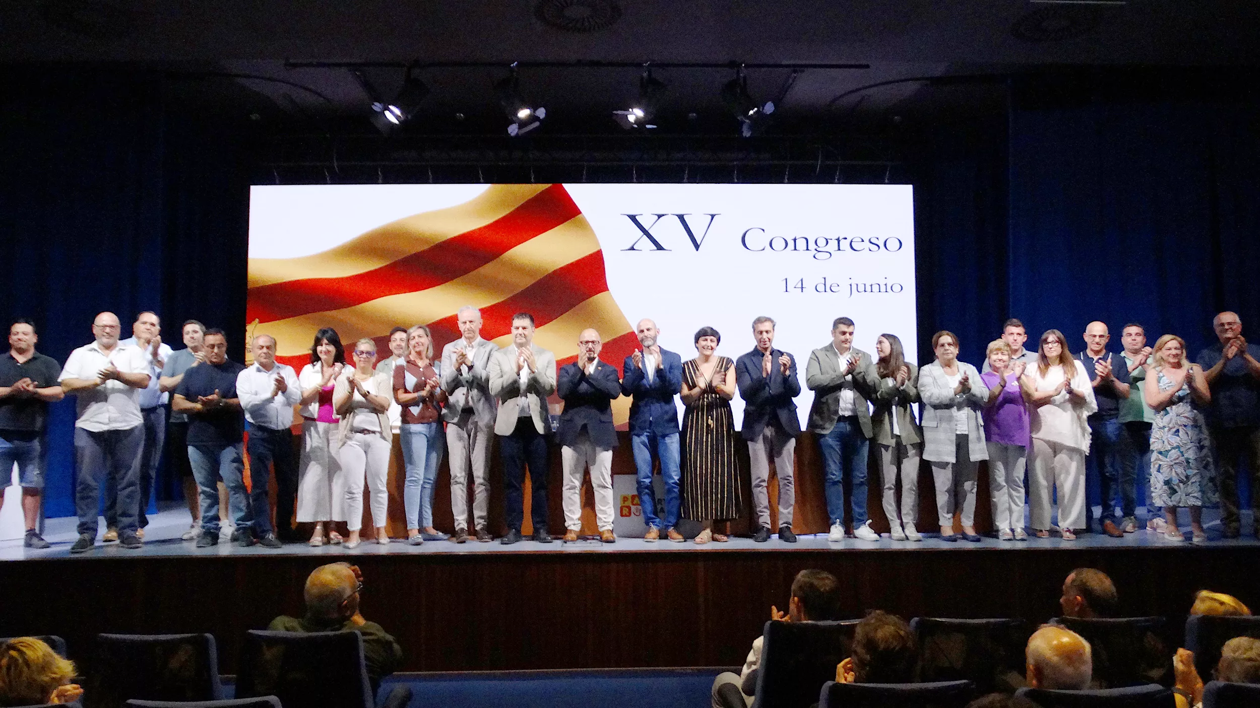 Nueva Ejecutiva del PAR, presidida por Alberto Izquierdo.