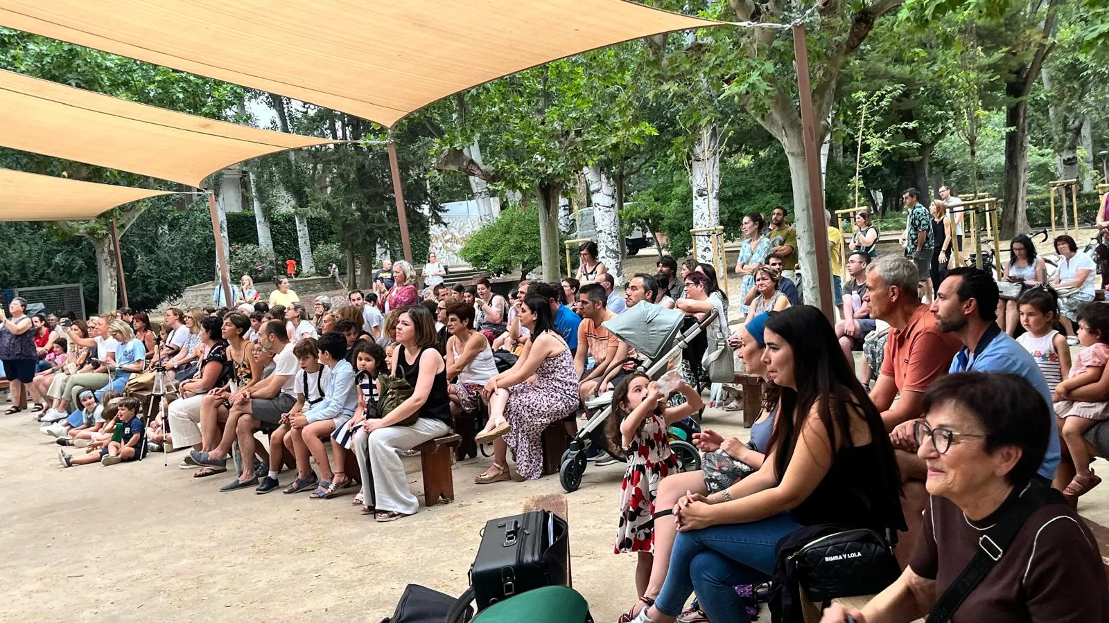 Concierto en familia de la Banda de Música de Huesca. Foto Mercedes Manterola