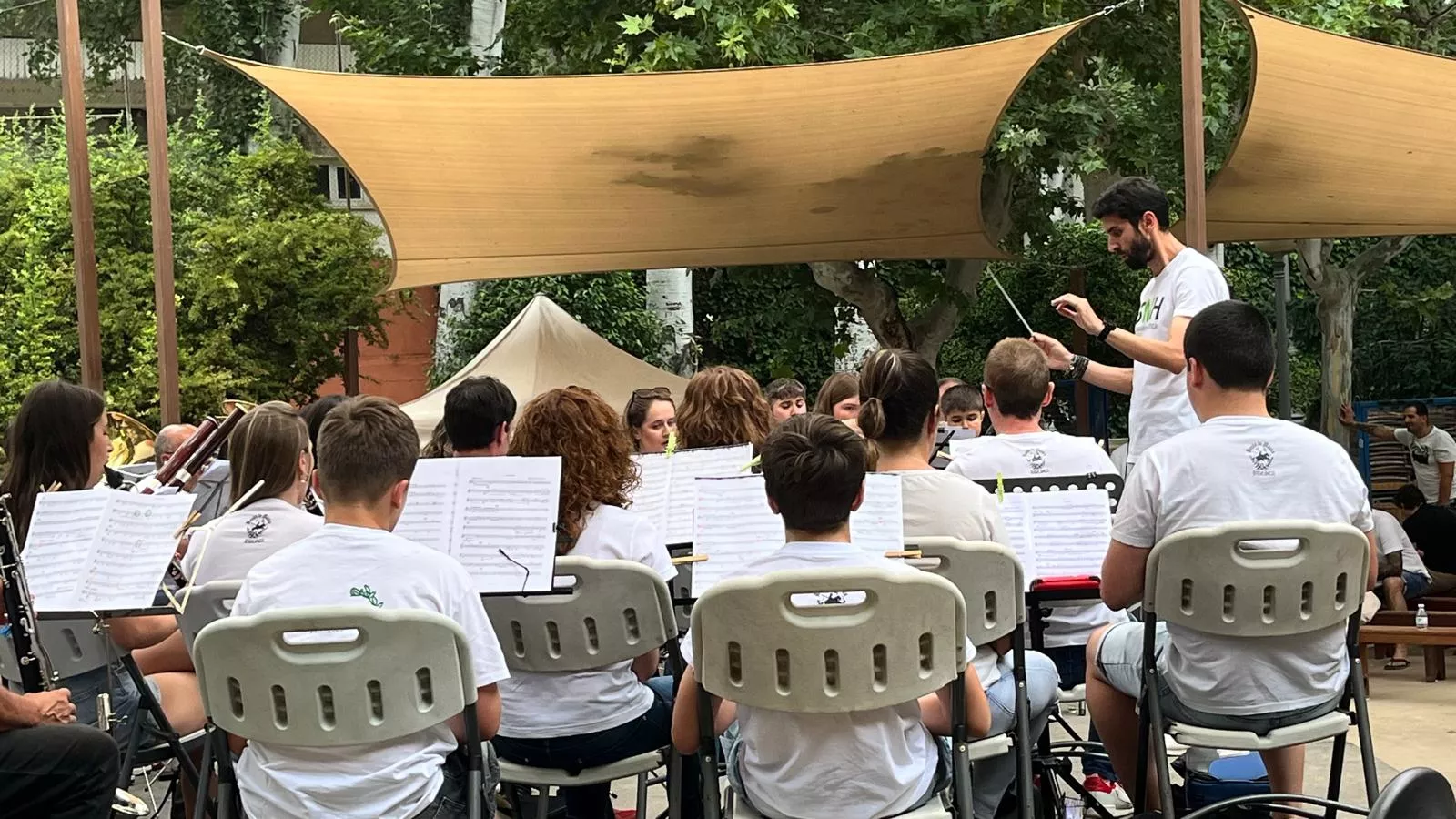 Concierto en familia de la Banda de Música de Huesca. Foto Mercedes Manterola