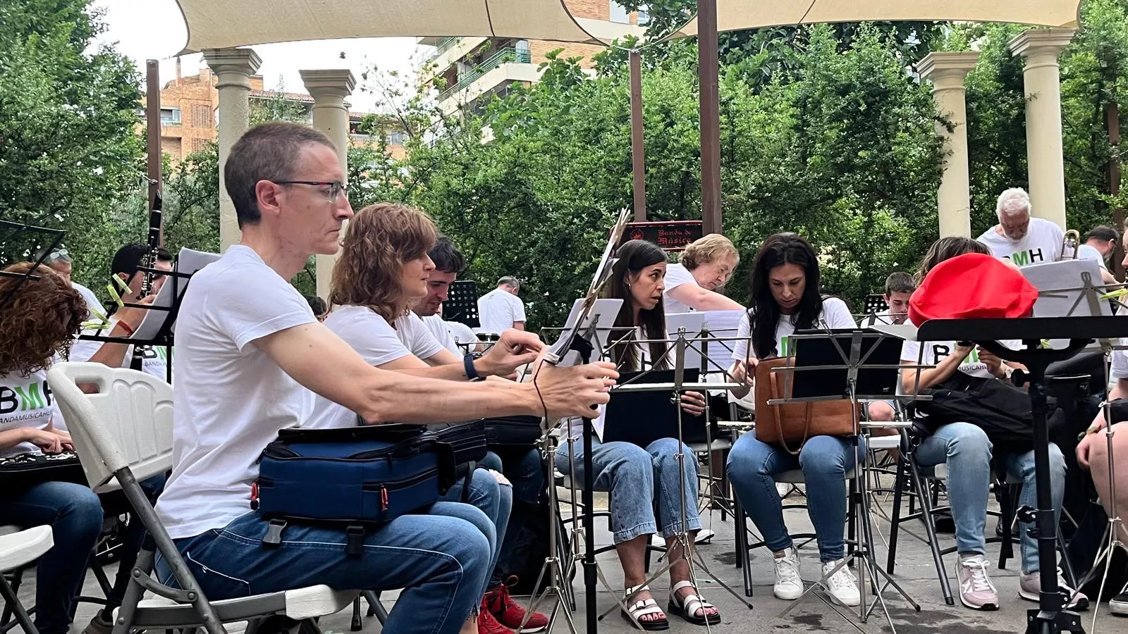 Concierto en familia de la Banda de Música de Huesca. Foto Mercedes Manterola