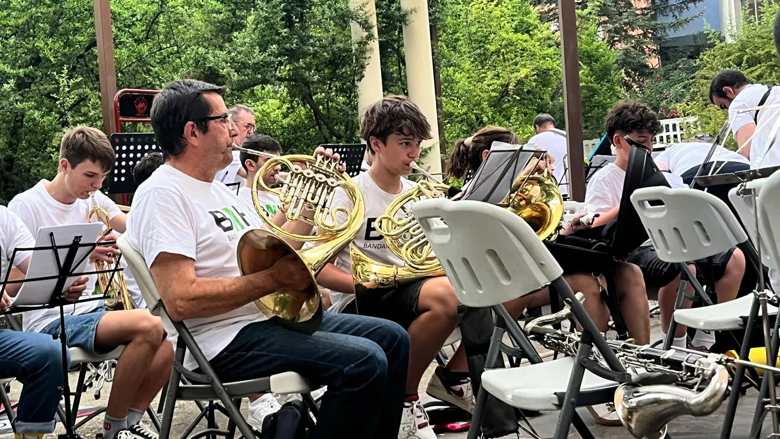 Concierto en familia de la Banda de Música de Huesca. Foto Mercedes Manterola