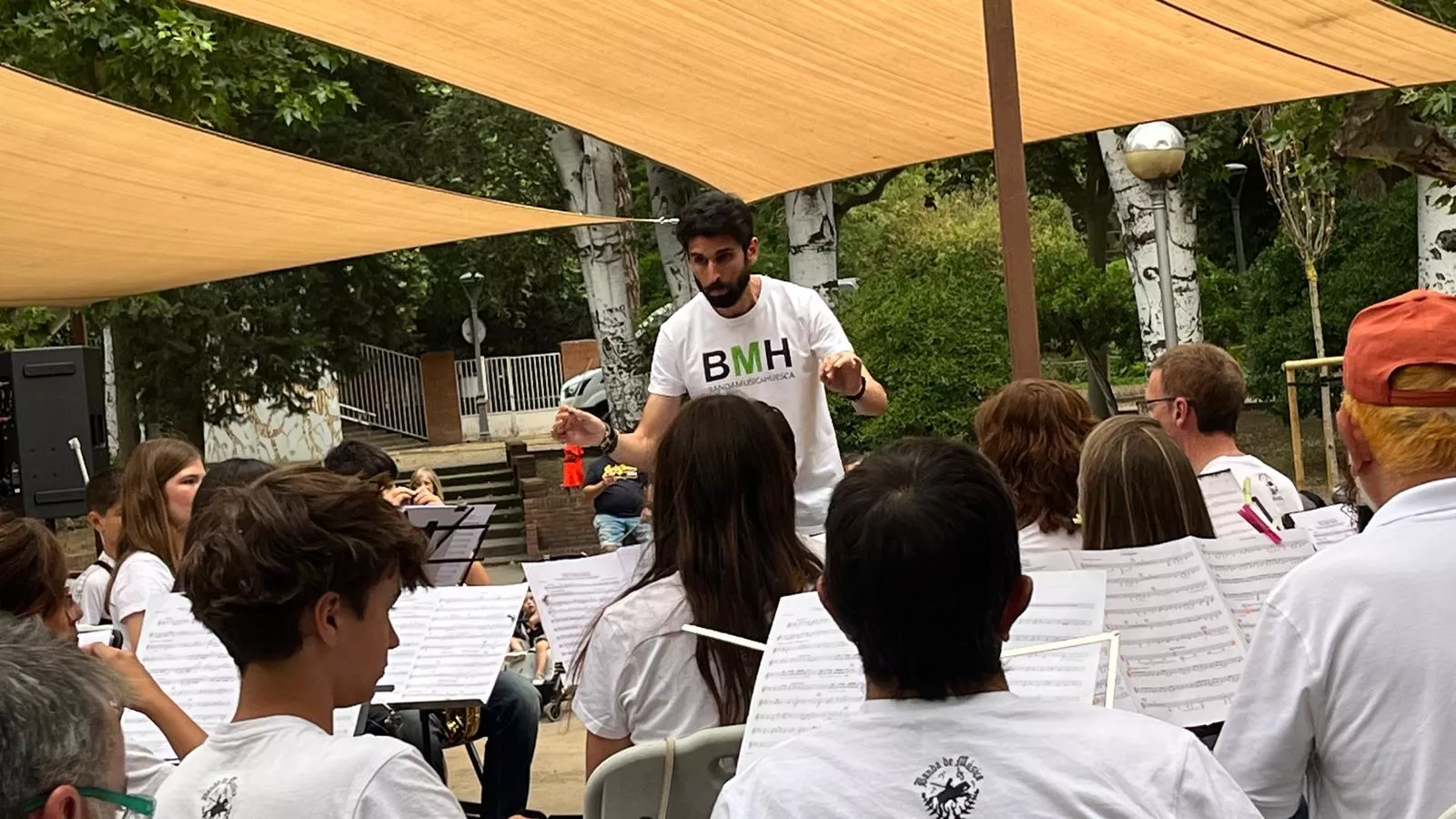 Concierto en familia de la Banda de Música de Huesca. Foto Mercedes Manterola
