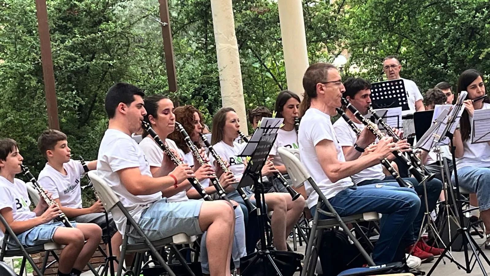 Concierto en familia de la Banda de Música de Huesca. Foto Mercedes Manterola