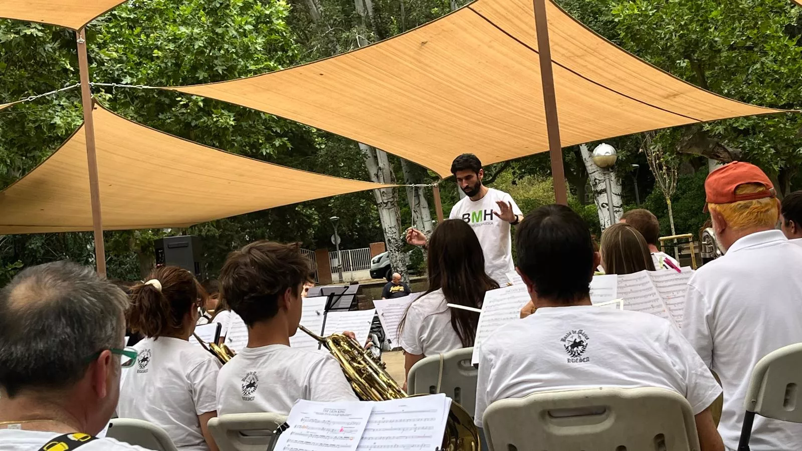 Concierto en familia de la Banda de Música de Huesca. Foto Mercedes Manterola