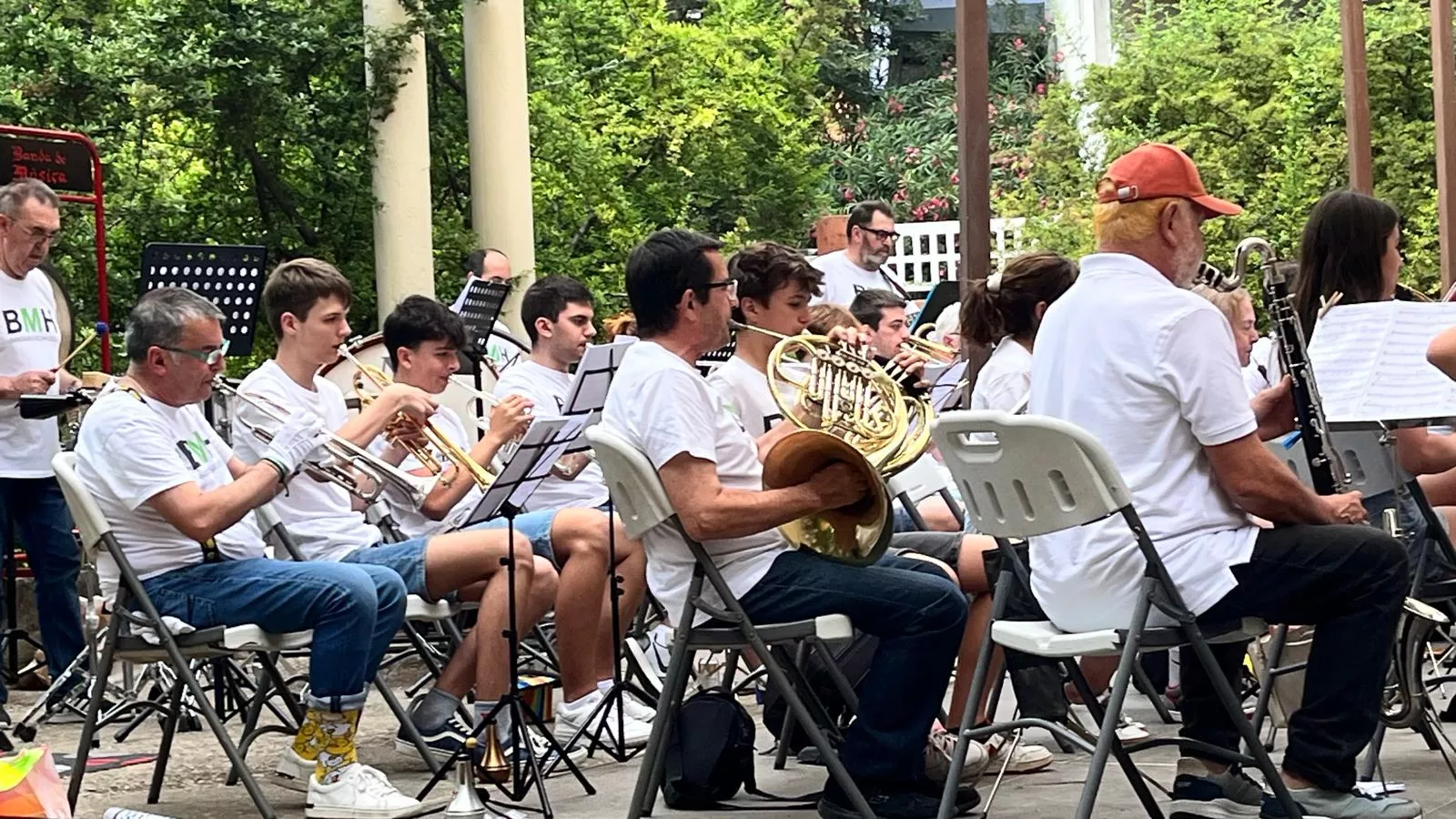 Concierto en familia de la Banda de Música de Huesca. Foto Mercedes Manterola