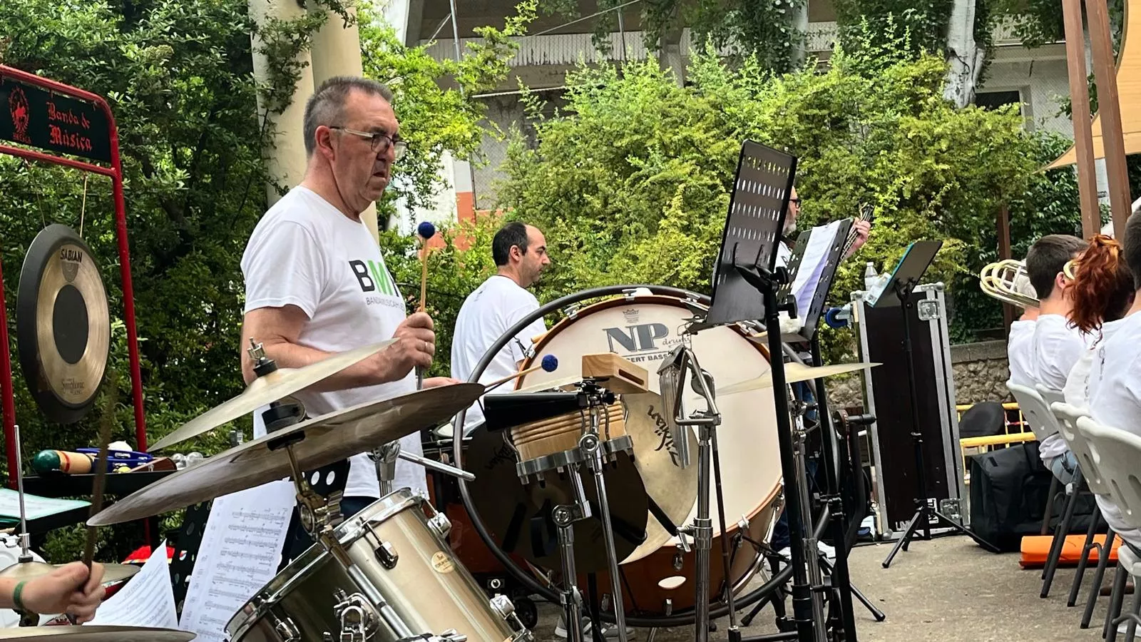 Concierto en familia de la Banda de Música de Huesca. Foto Mercedes Manterola