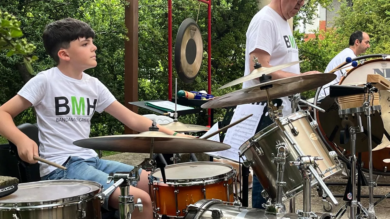 Concierto en familia de la Banda de Música de Huesca. Foto Mercedes Manterola