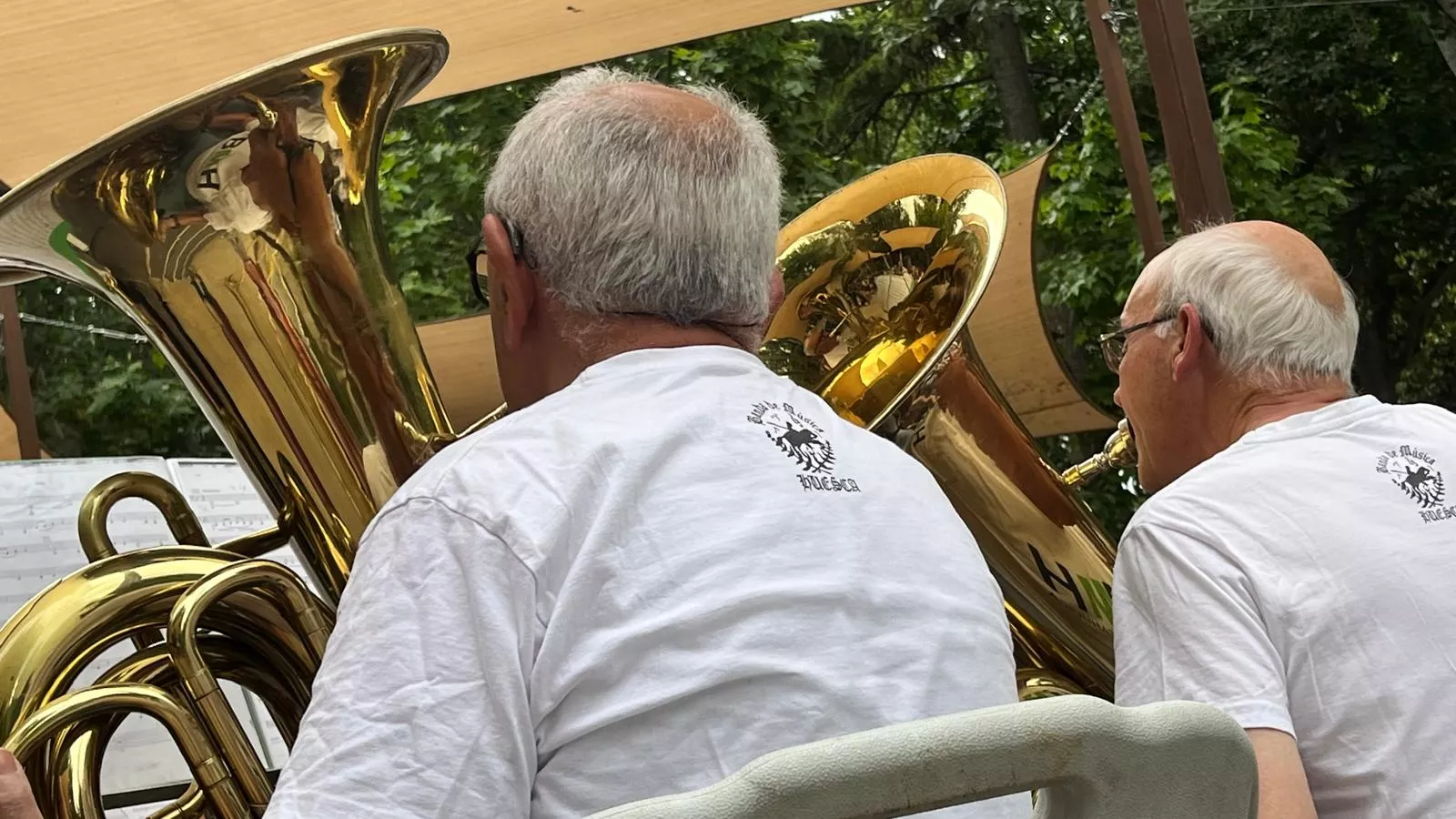 Concierto en familia de la Banda de Música de Huesca. Foto Mercedes Manterola