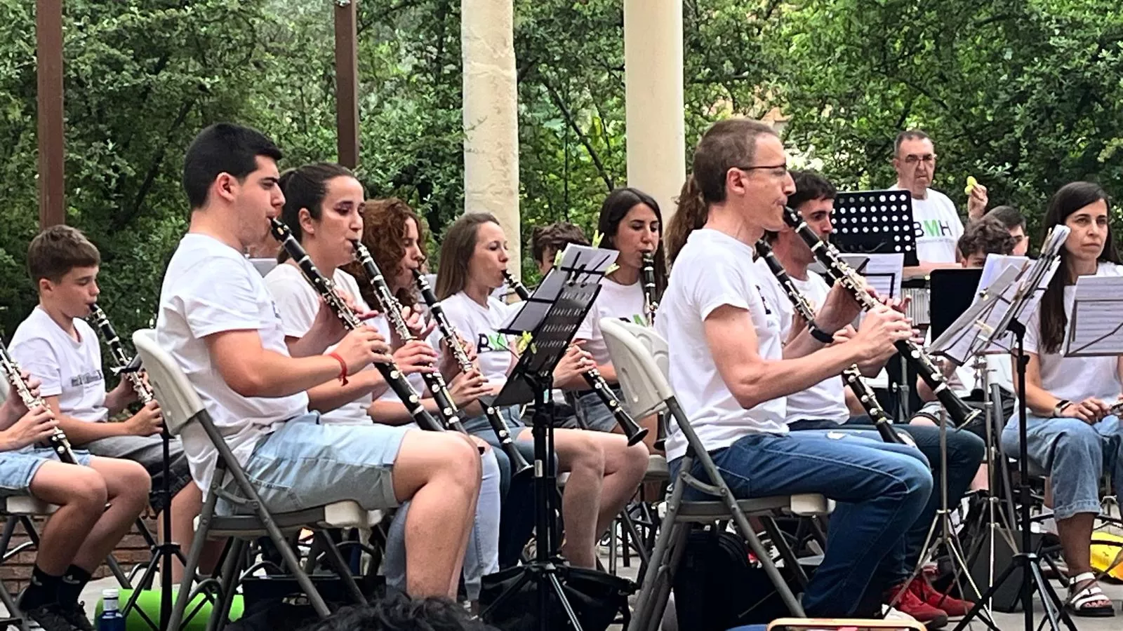 Concierto en familia de la Banda de Música de Huesca. Foto Mercedes Manterola