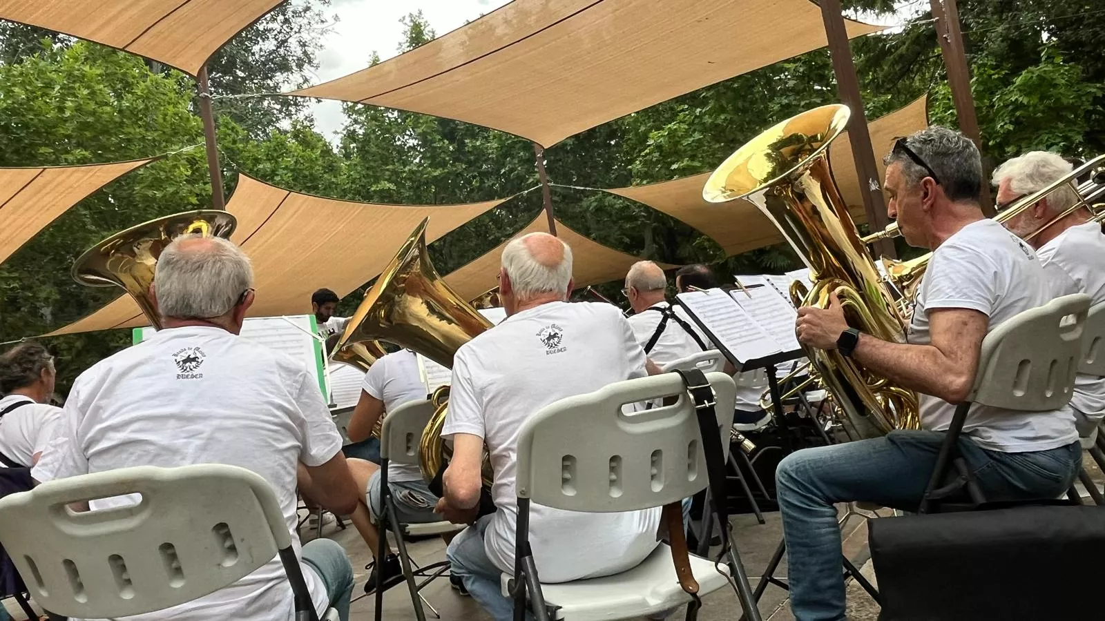 Concierto en familia de la Banda de Música de Huesca. Foto Mercedes Manterola