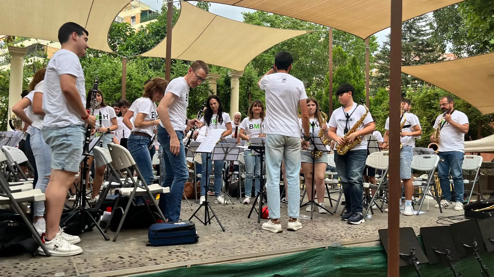 Concierto en familia de la Banda de Música de Huesca. Foto Mercedes Manterola