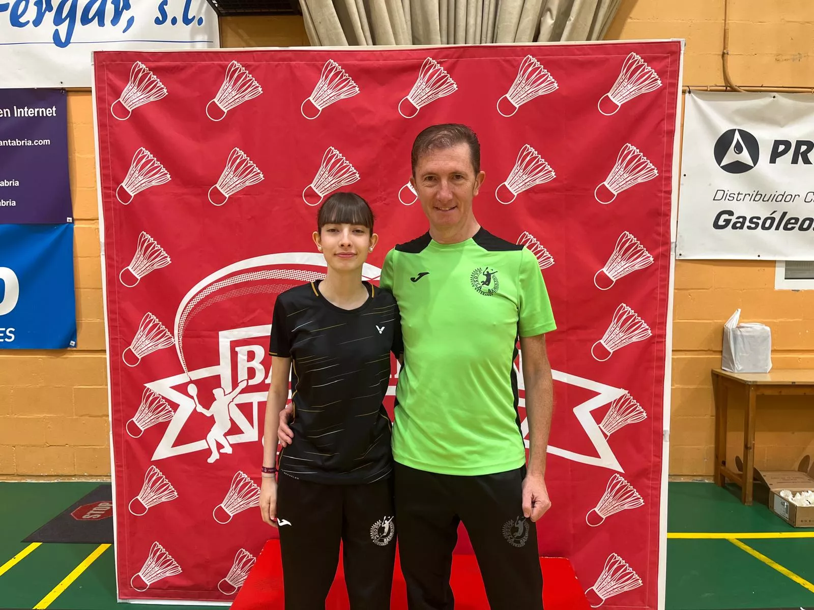 Emma Bibián y Carlos Bibián en Solares.