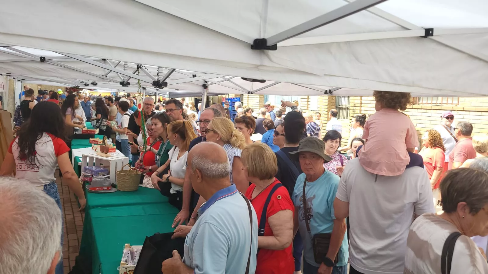 Bolea ha recibido a cientos y cientos de personas en la Feria de la Cereza