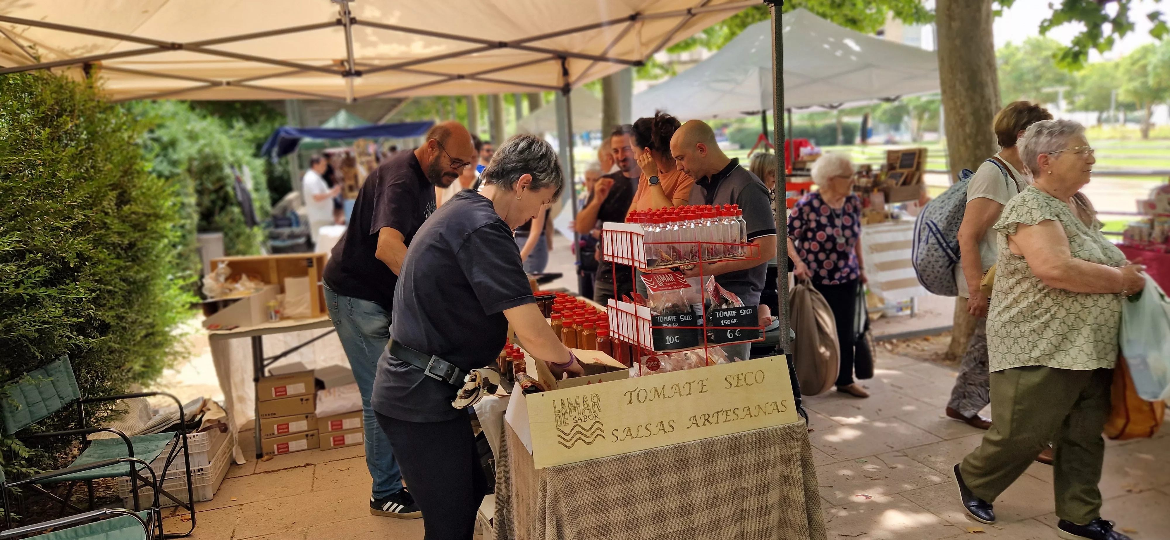 La 35º Feria de Artesanía La Parrilla . Foto Myriam Martínez
