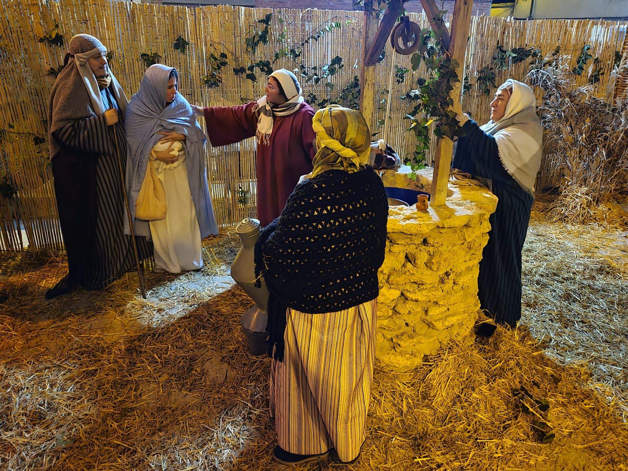 Estampas del belén viviente de Sena