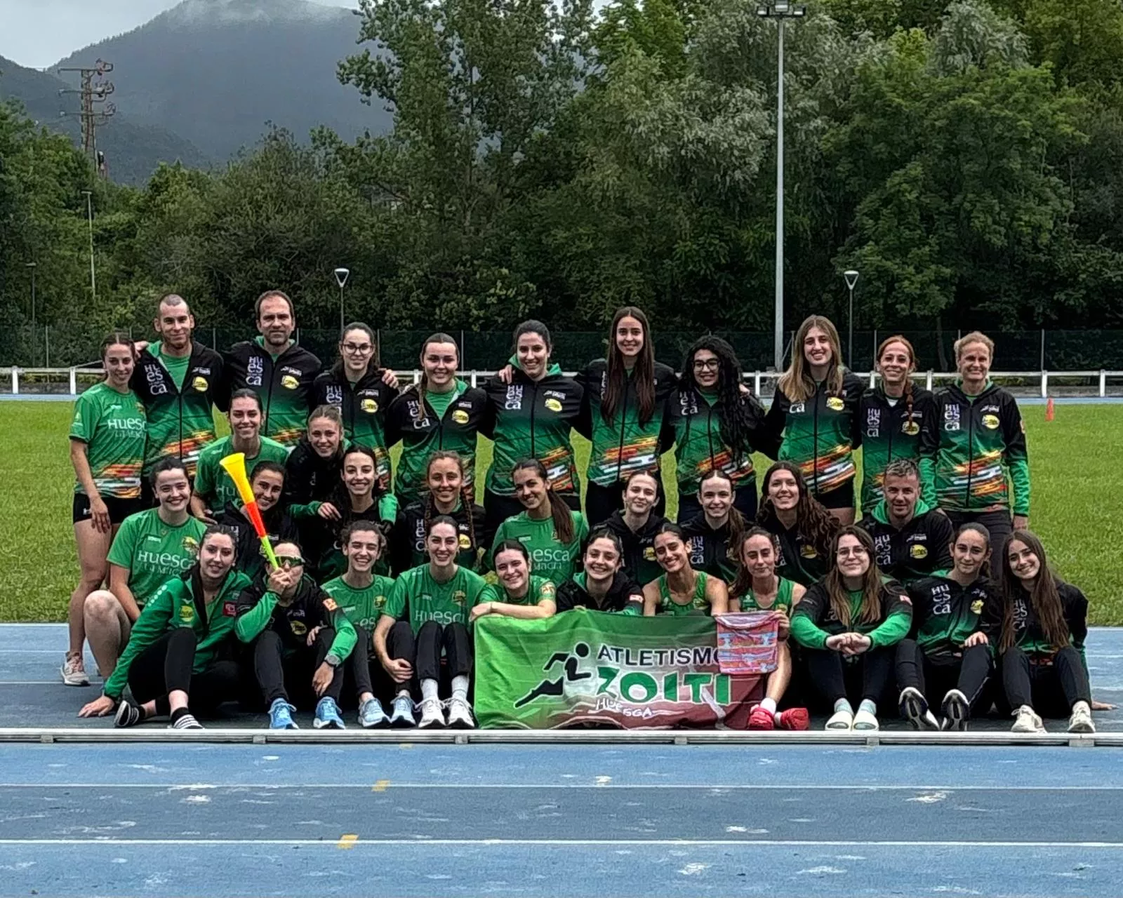 El equipo femenino al completo en Durango