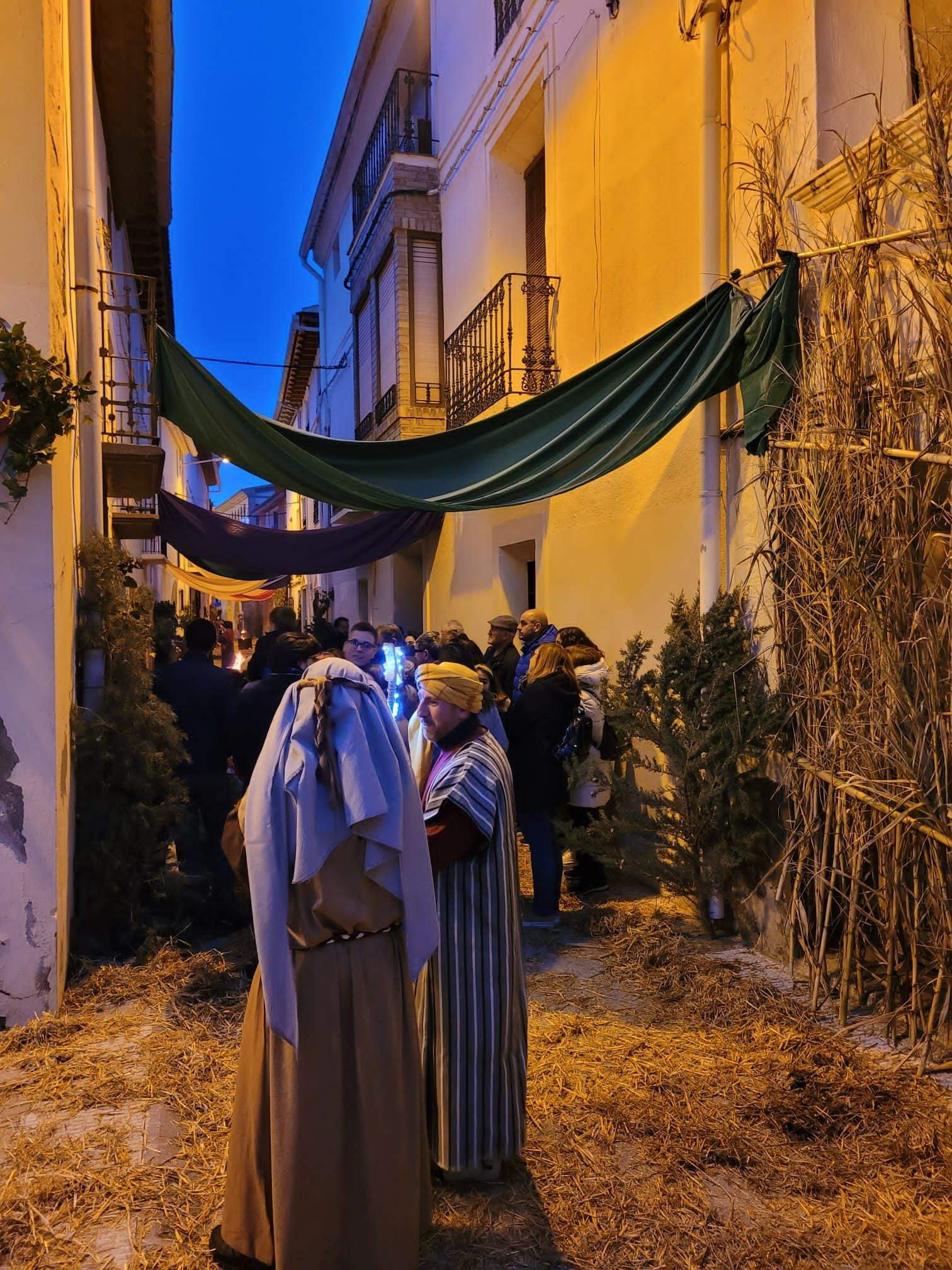 Estampas del belén viviente de Sena