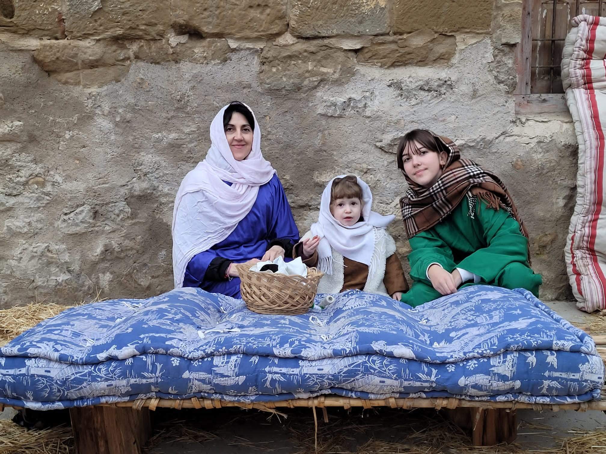 Estampas del belén viviente de Sena