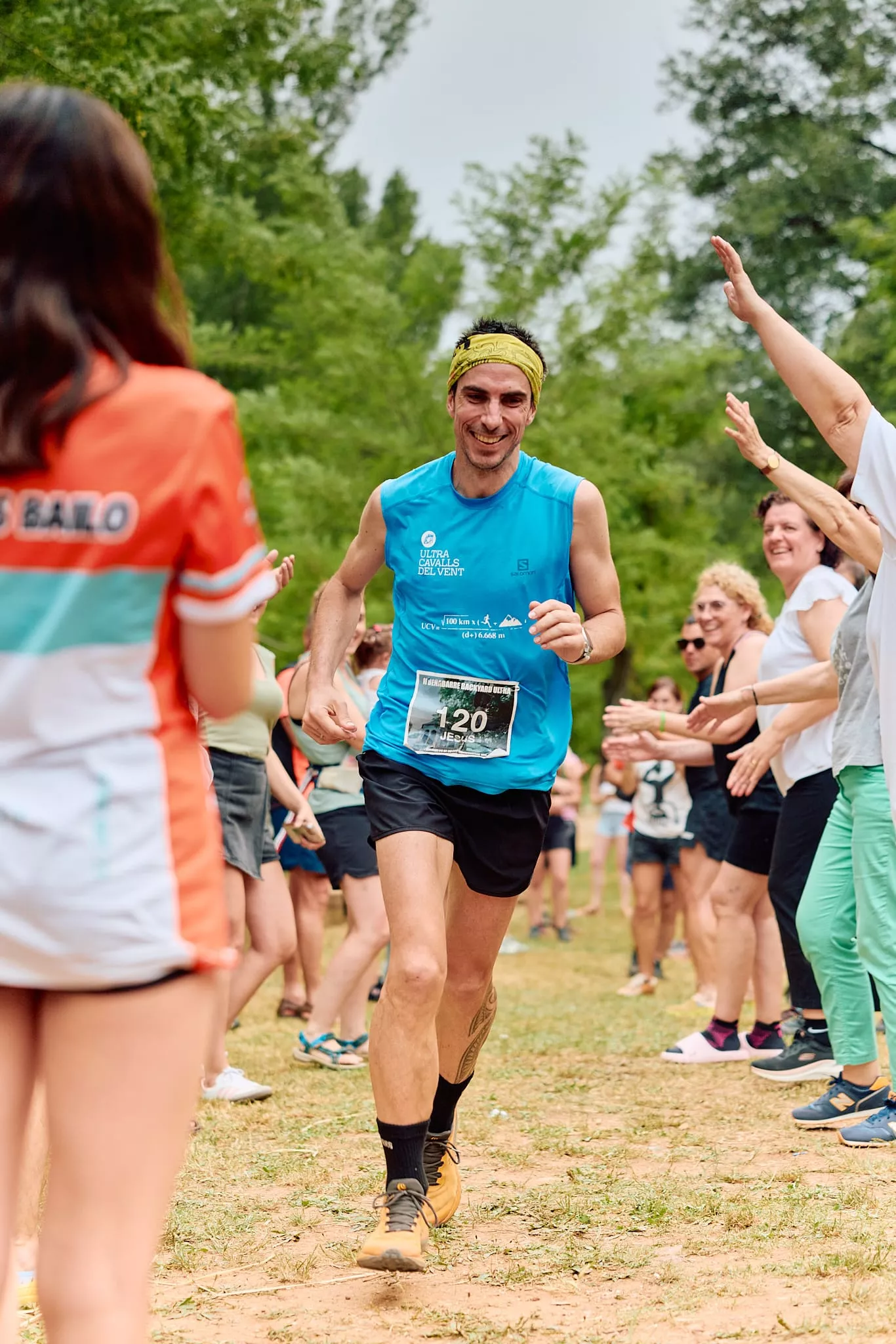 Jesús Morales, ganador, durante la carrera. Foto: Mario Gascón
