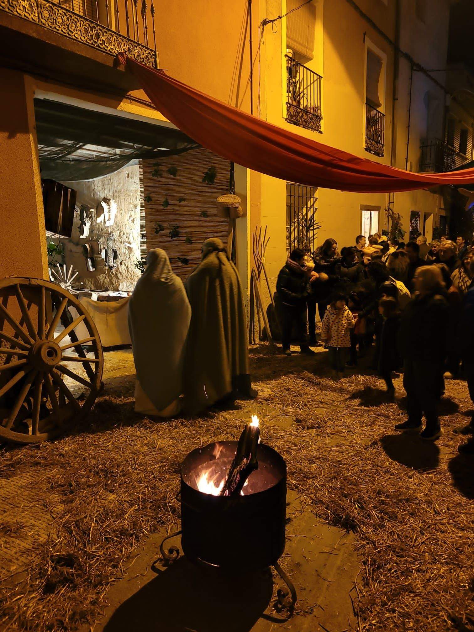 Estampas del belén viviente de Sena