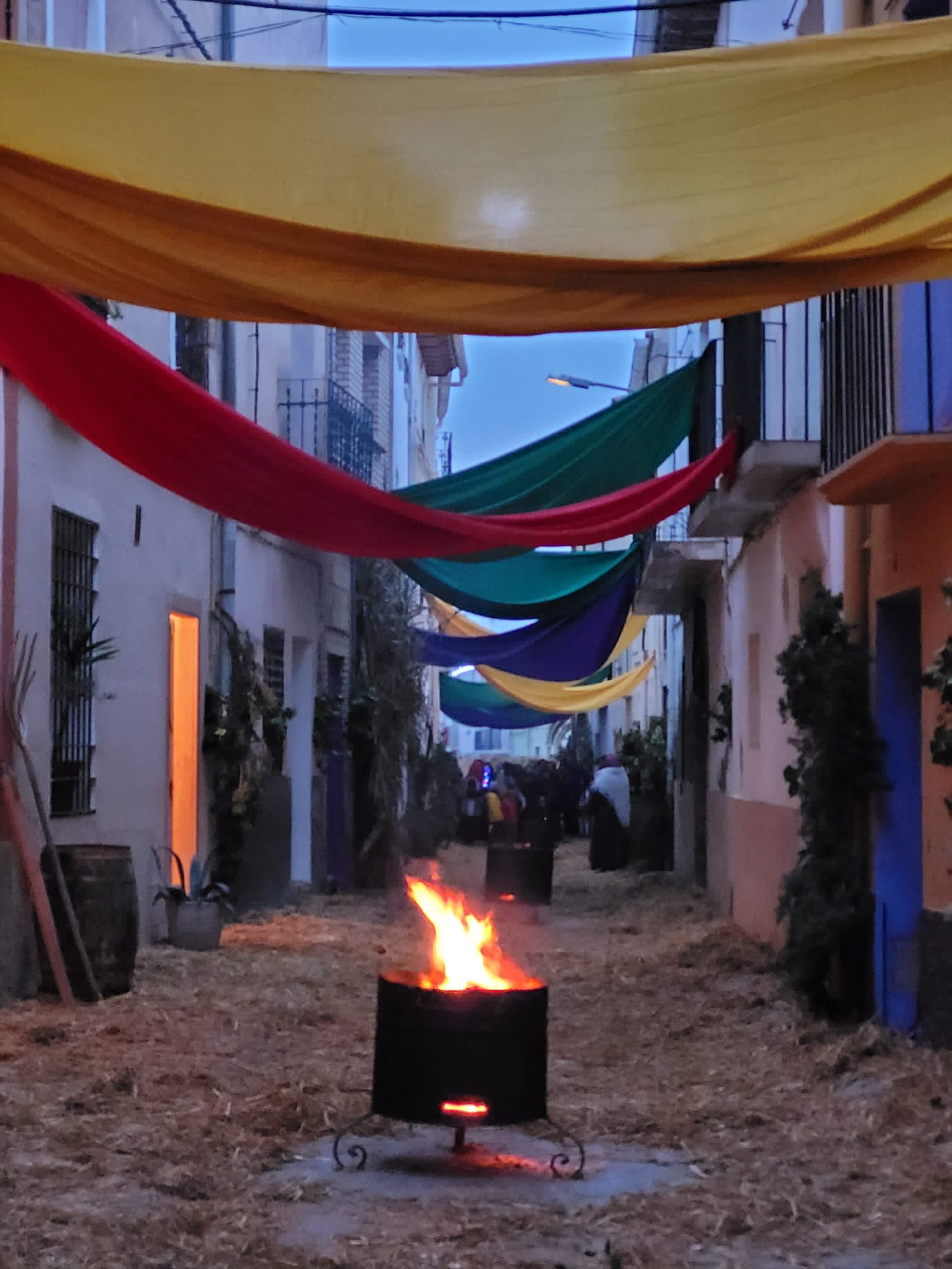 Estampas del belén viviente de Sena