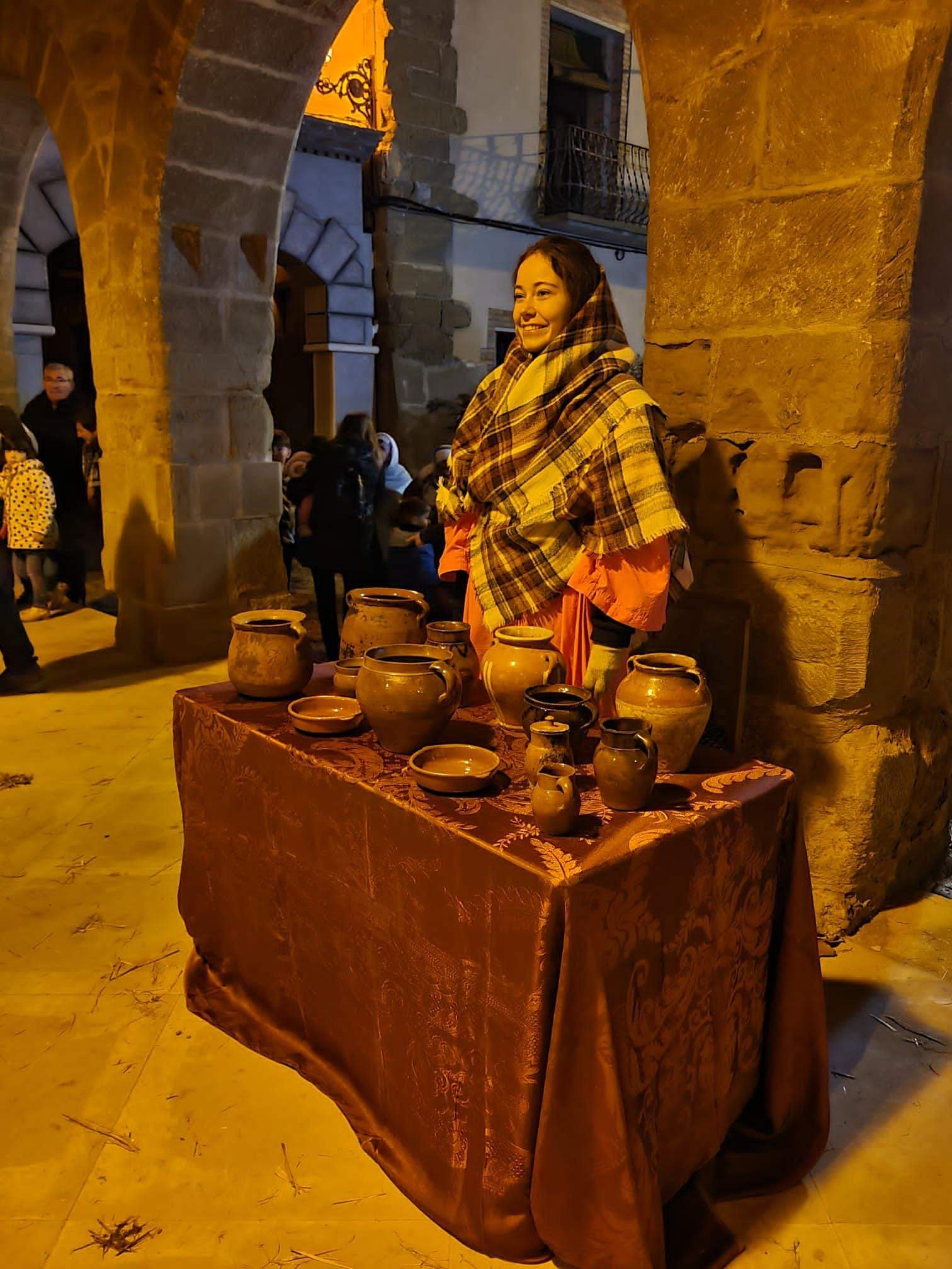 Estampas del belén viviente de Sena