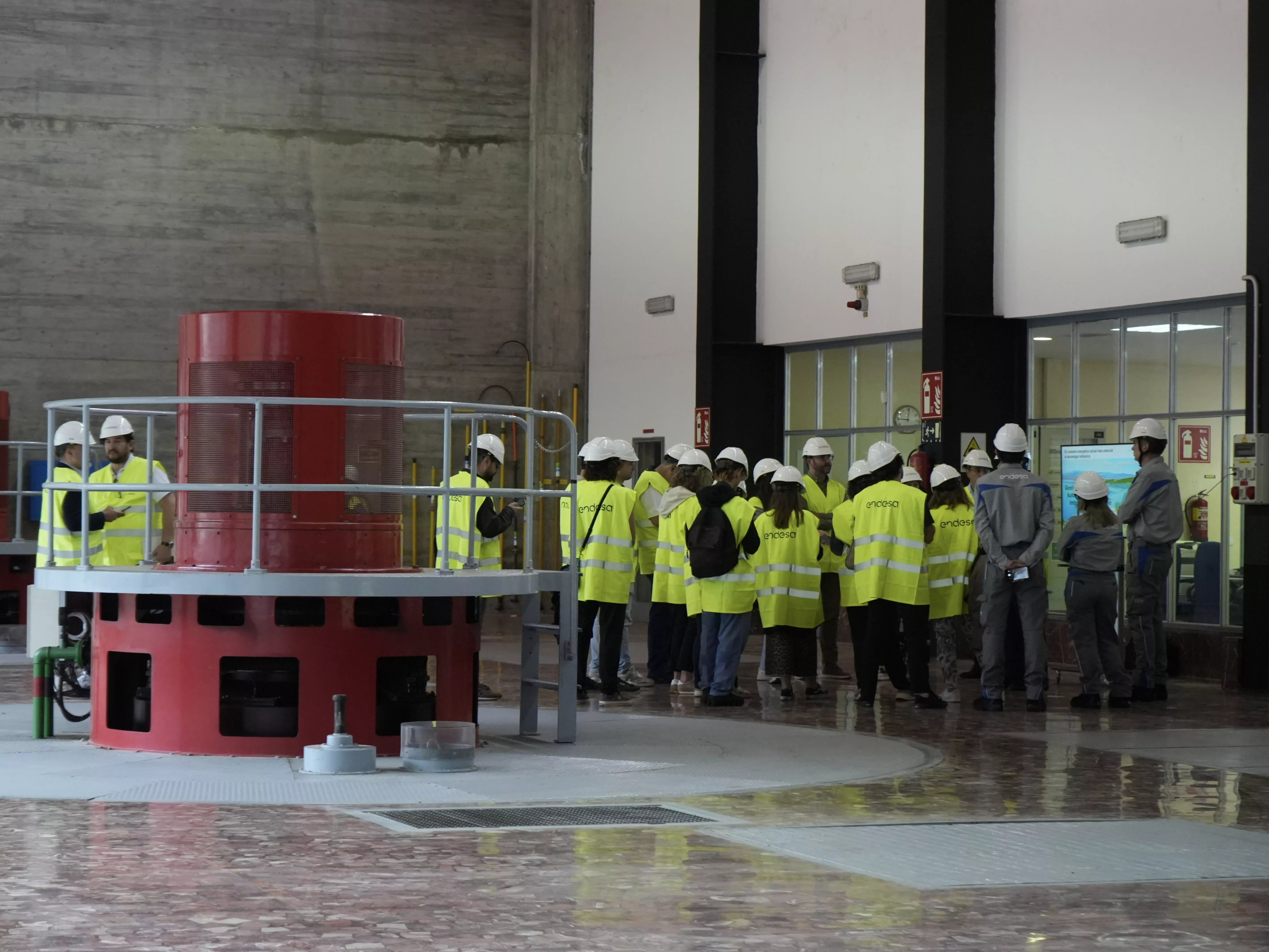 Visita de medios de comunicación a las centrales de Eriste y Seira. Foto Endesa