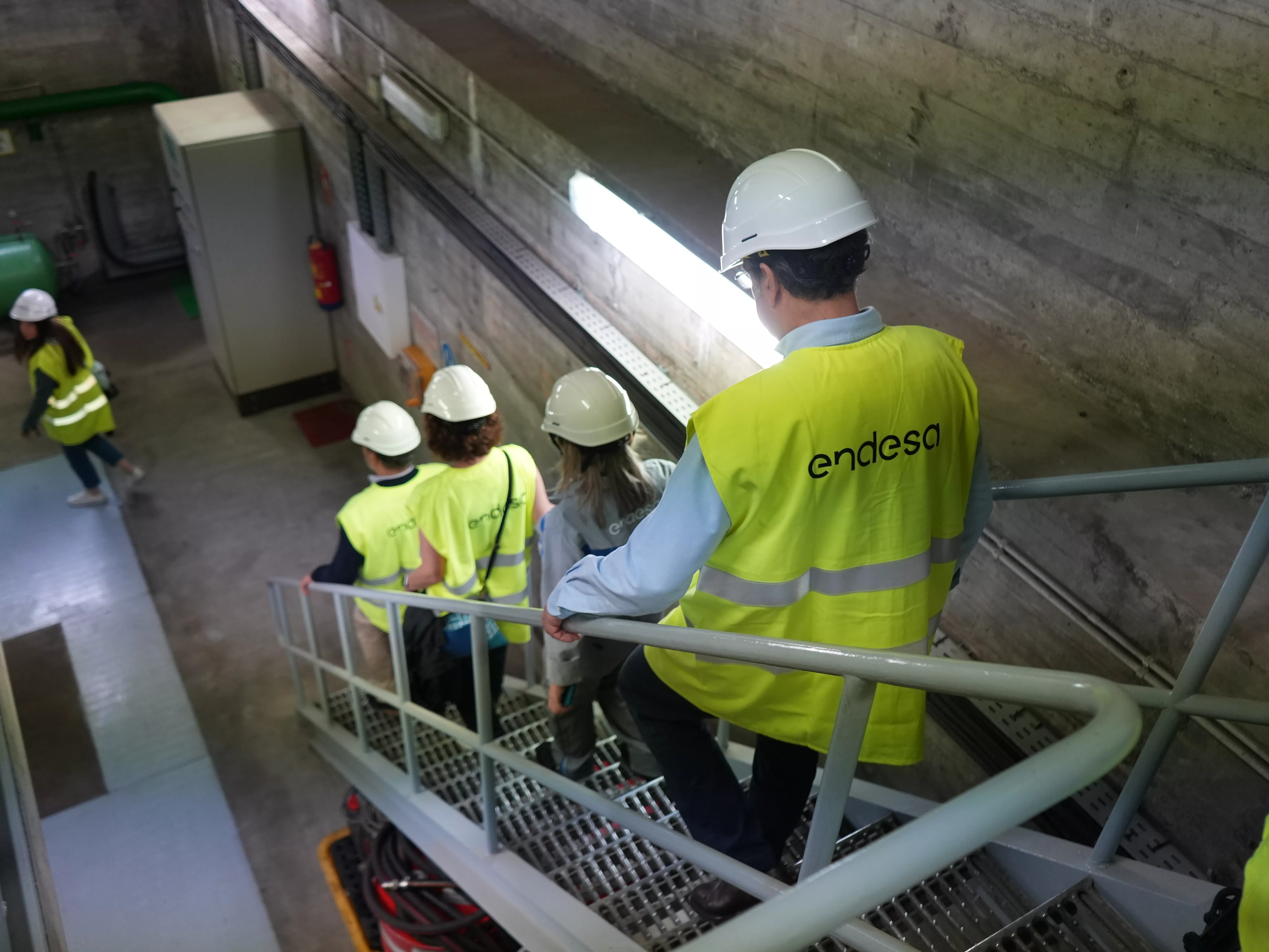 Visita de medios de comunicación a las centrales de Eriste y Seira. Foto Endesa