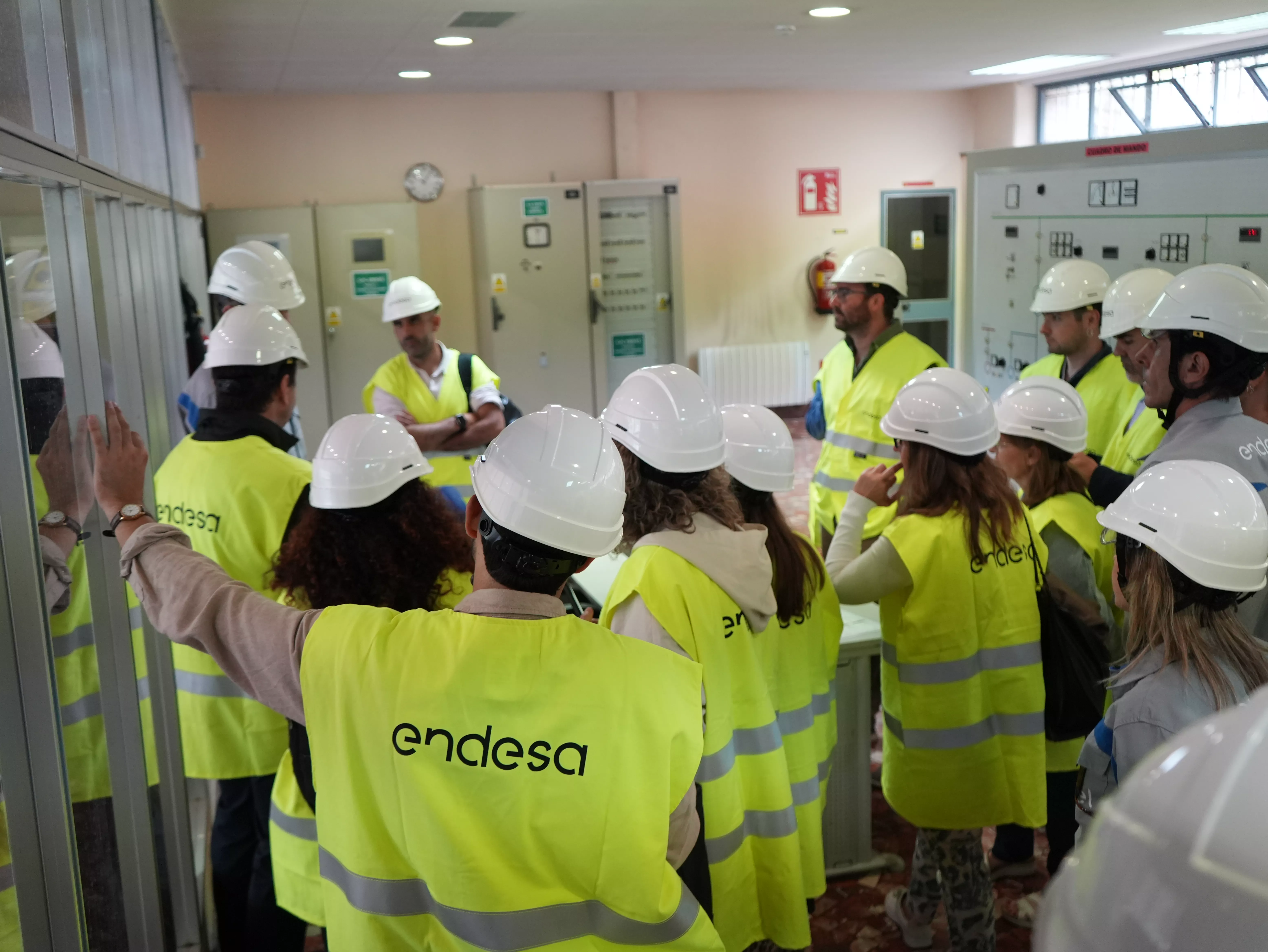 Visita de medios de comunicación a las centrales de Eriste y Seira. Foto Endesa