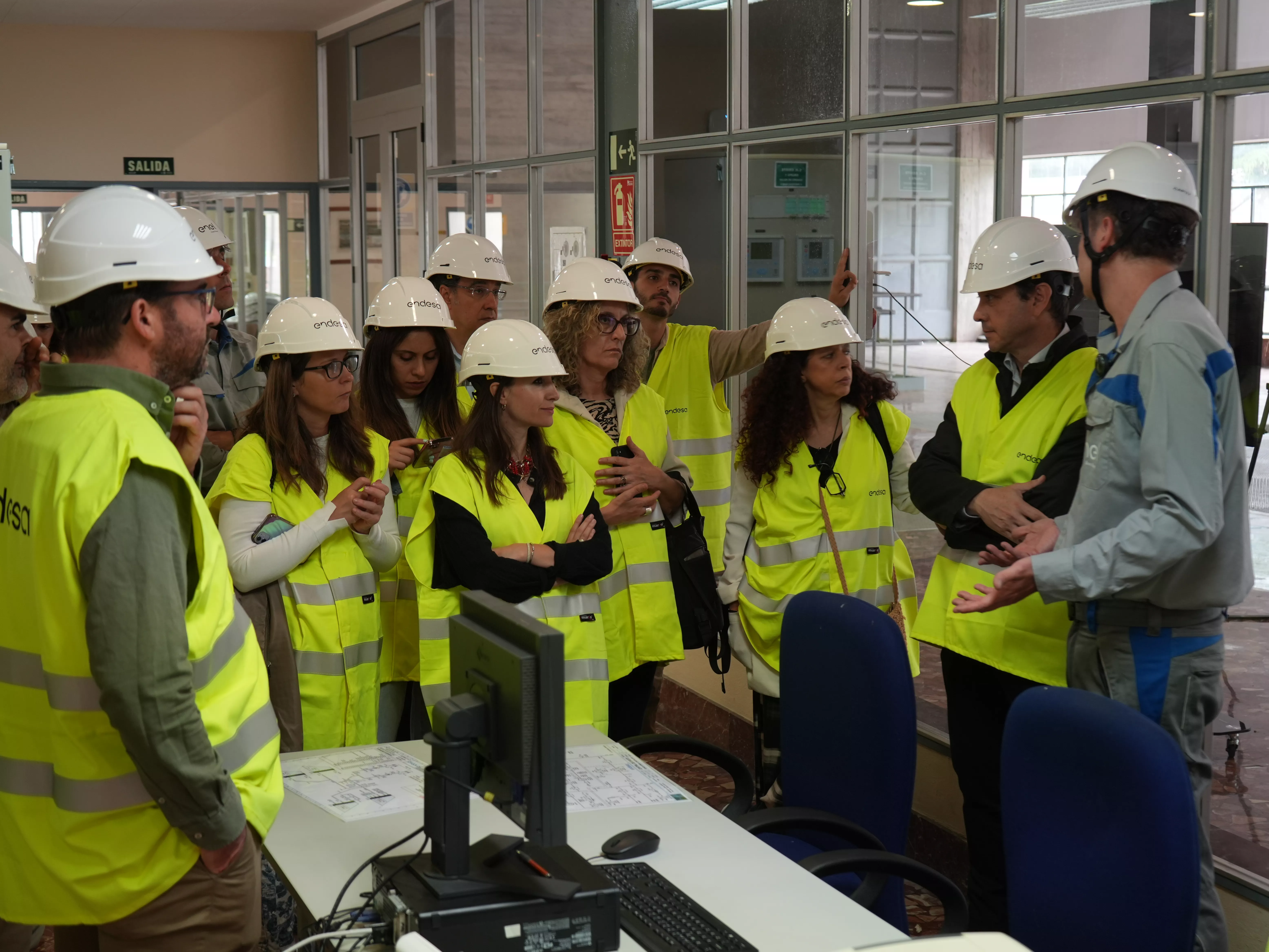 Visita de medios de comunicación a las centrales de Eriste y Seira. Foto Endesa
