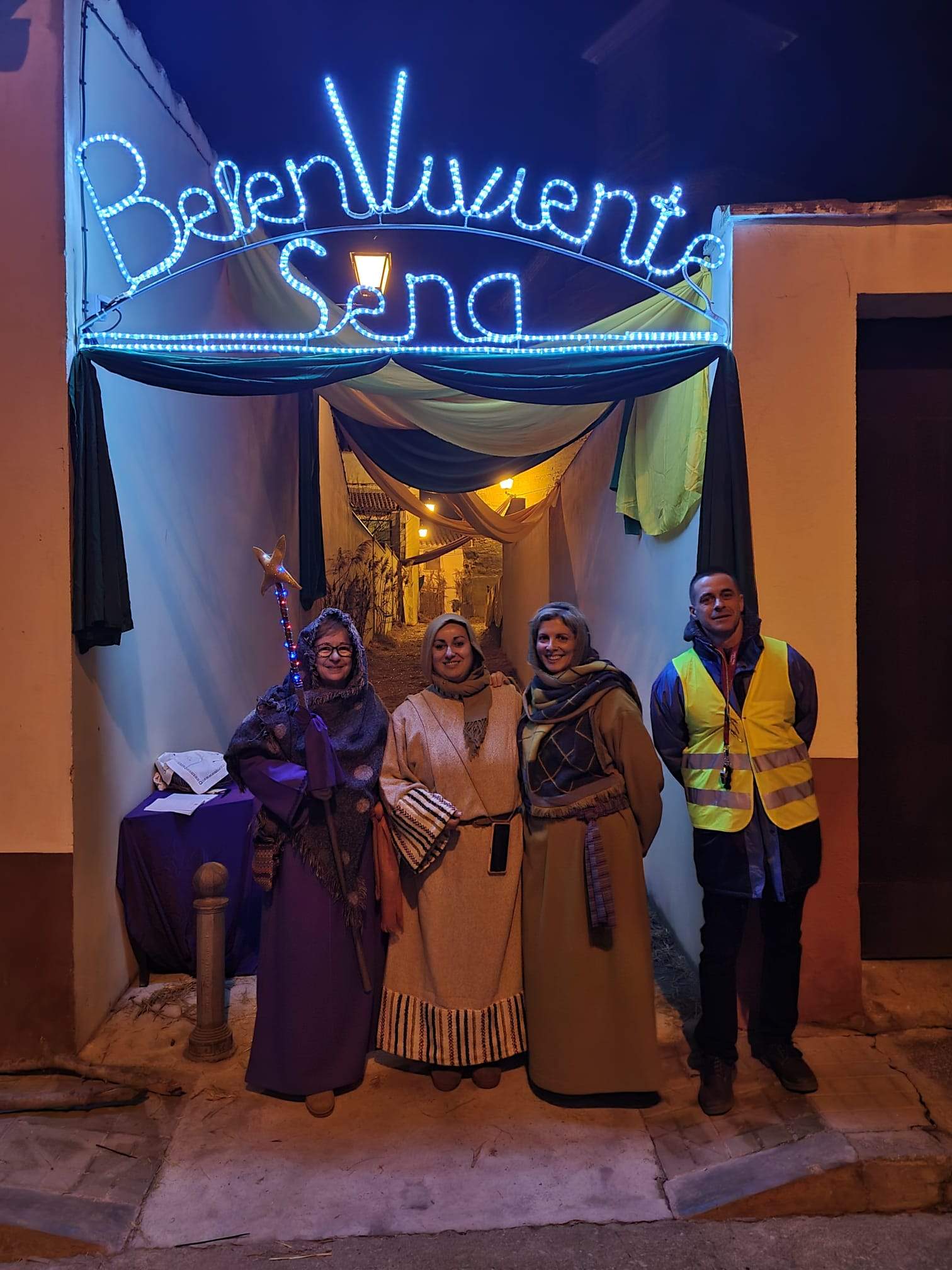 Estampas del belén viviente de Sena