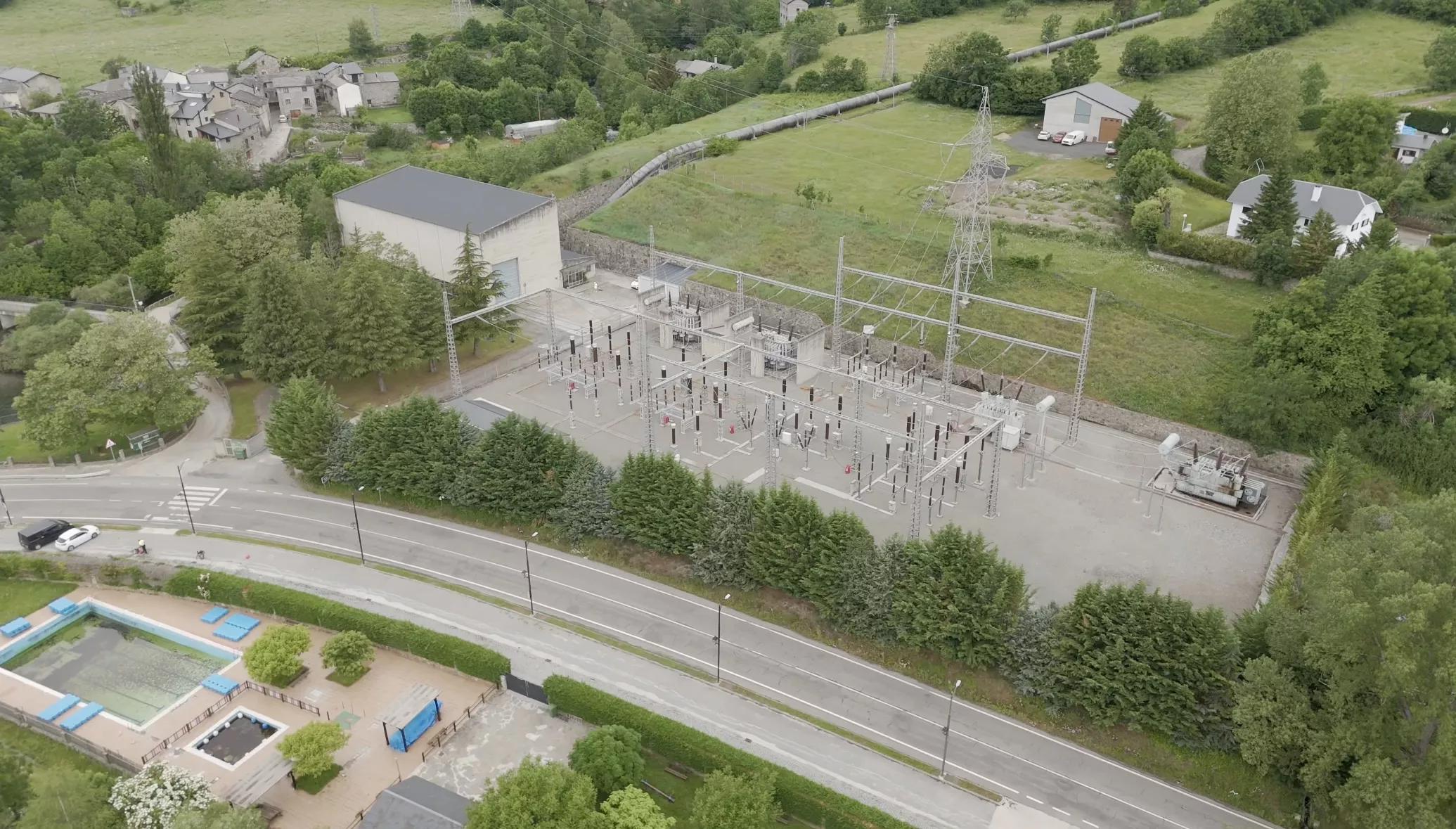 Visita de medios de comunicación a las centrales de Eriste y Seira. Foto Endesa