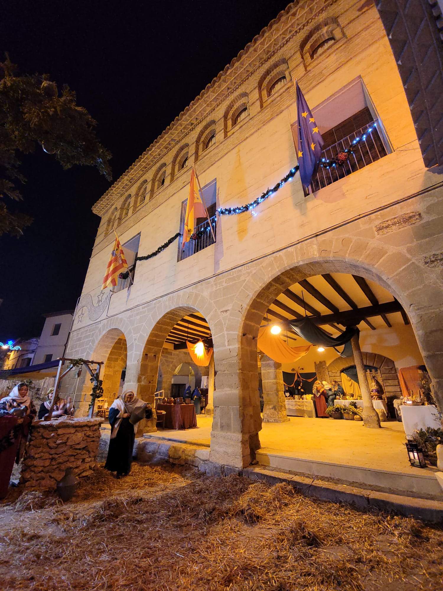 Estampas del belén viviente de Sena