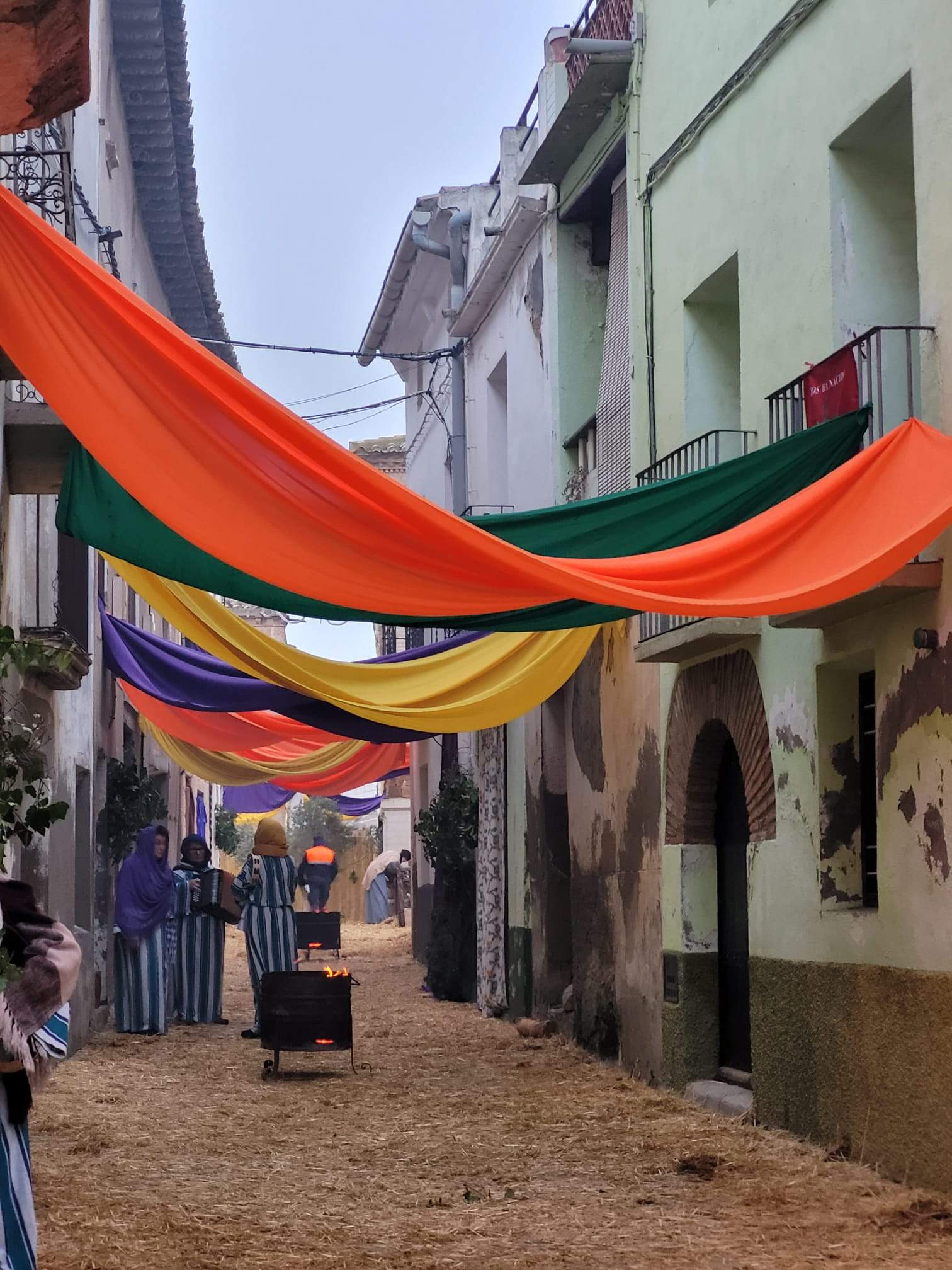 Estampas del belén viviente de Sena