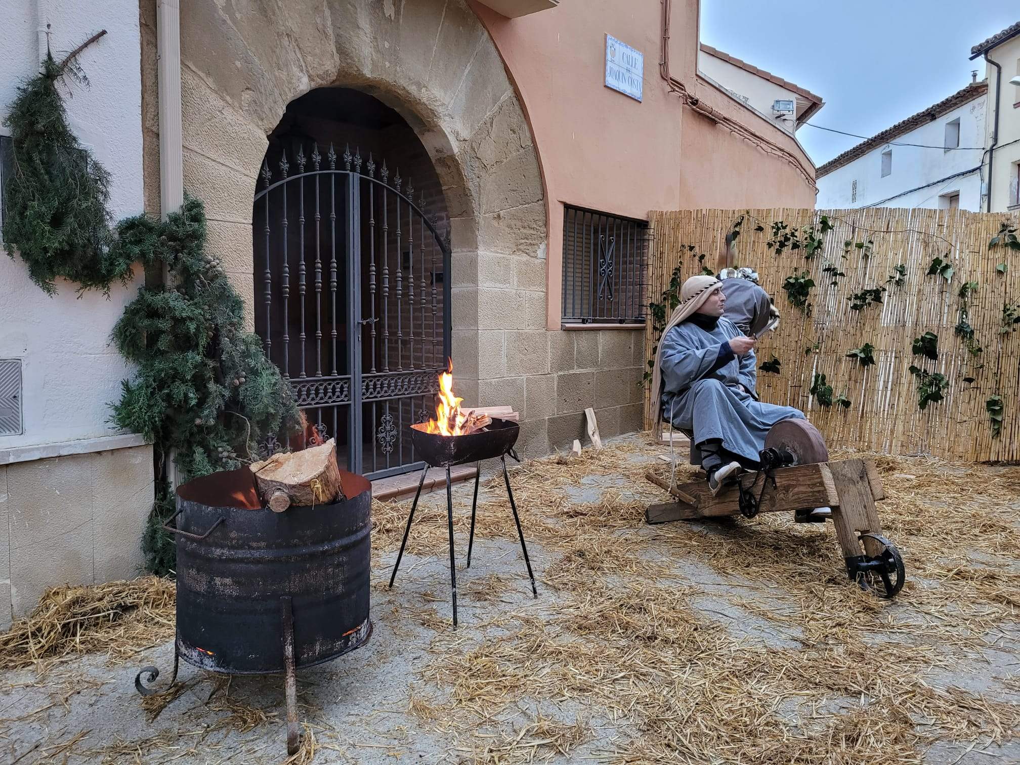 Estampas del belén viviente de Sena