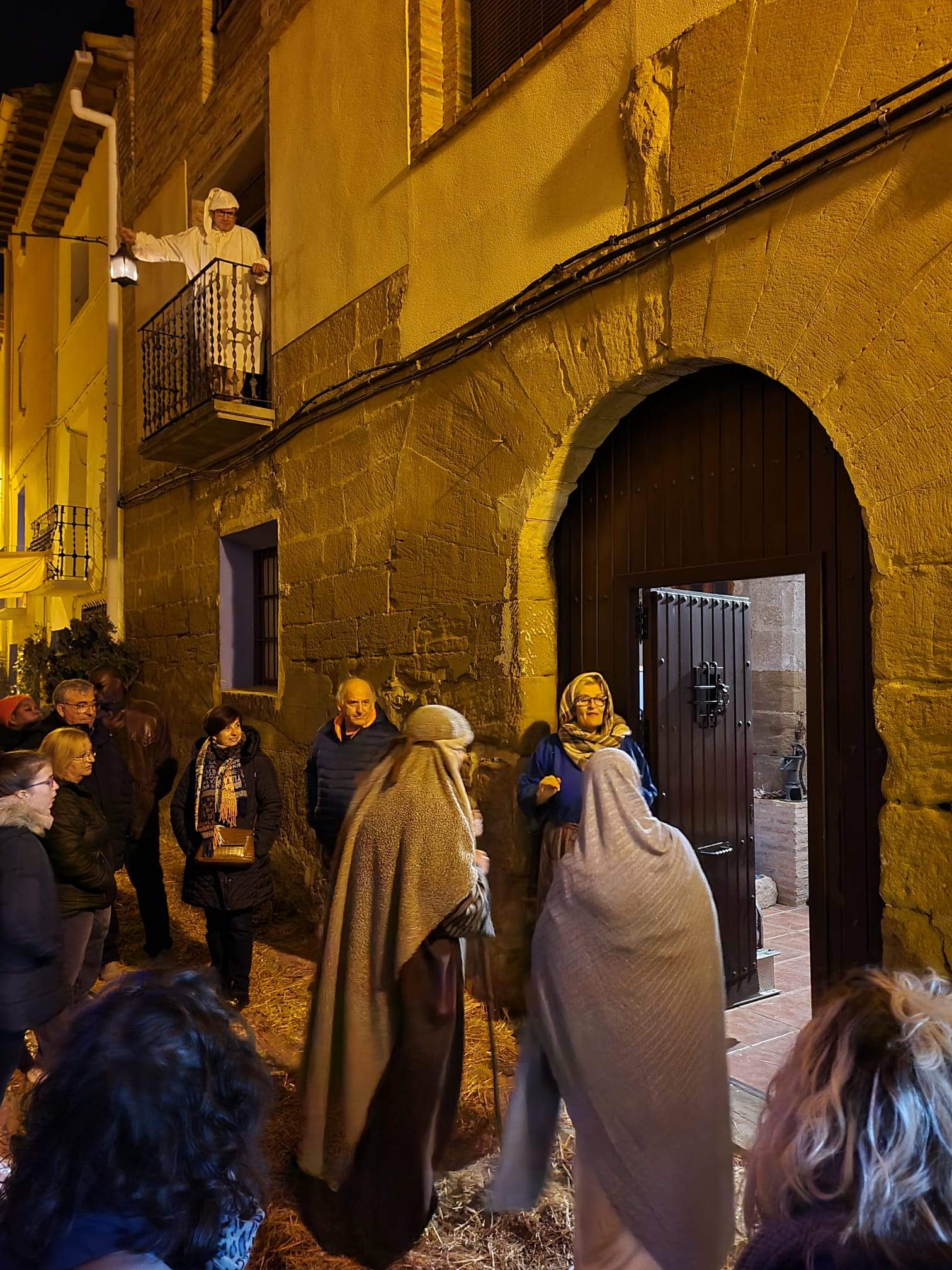 Estampas del belén viviente de Sena