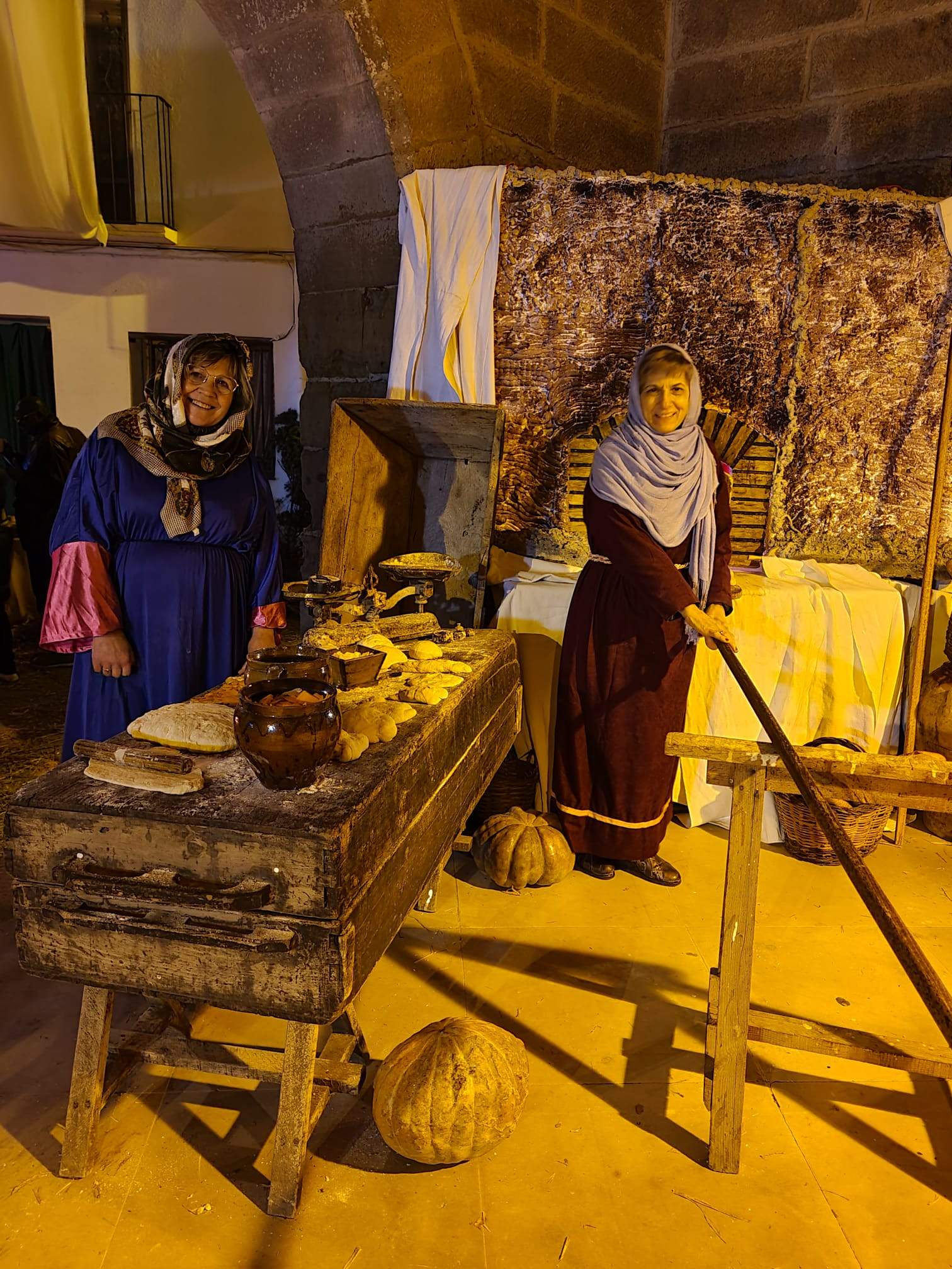 Estampas del belén viviente de Sena