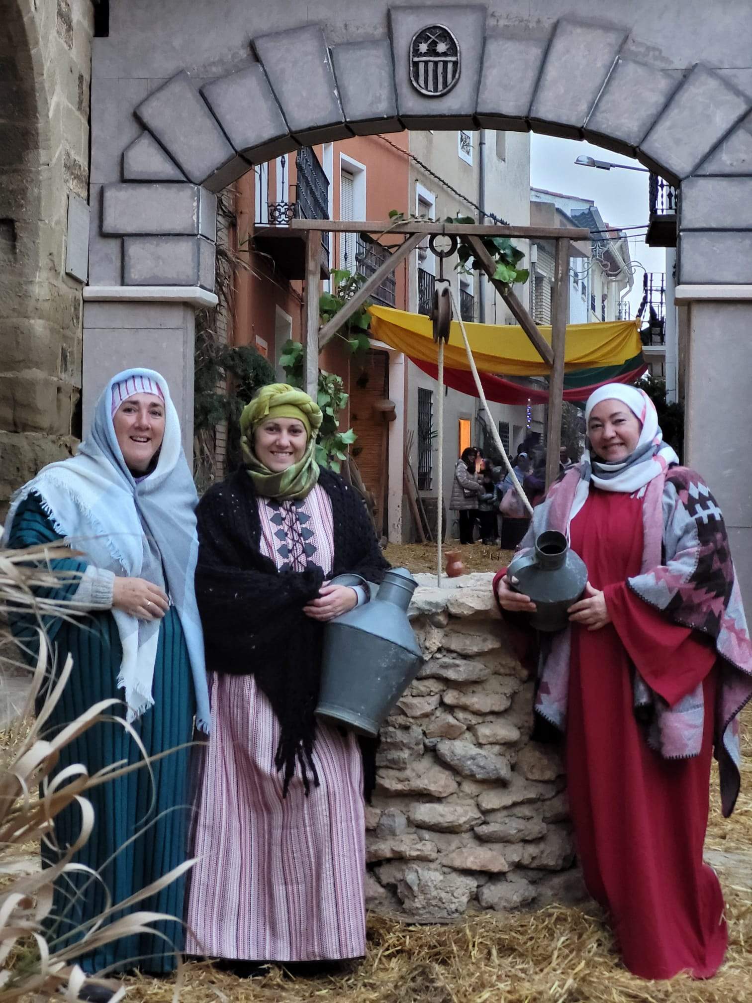 Estampas del belén viviente de Sena