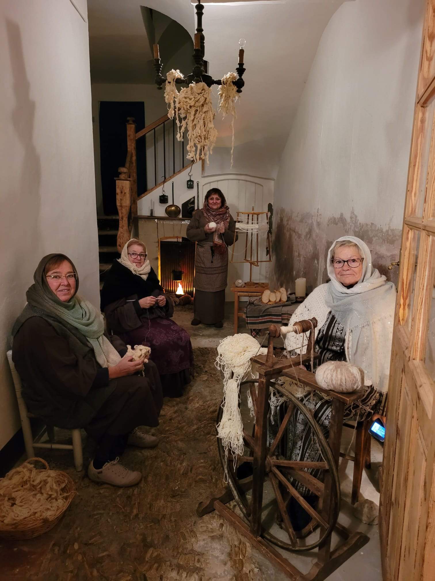 Estampas del belén viviente de Sena