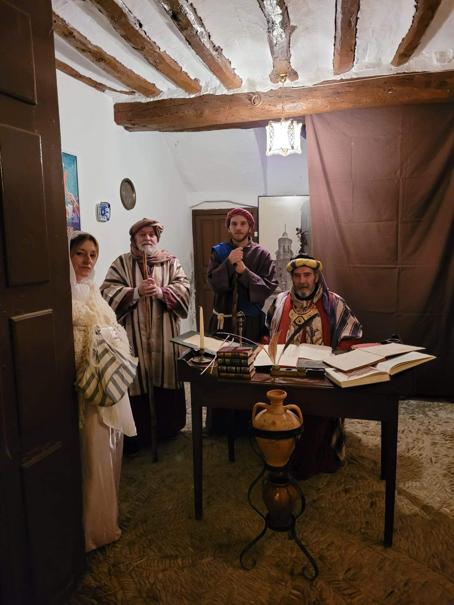 Estampas del belén viviente de Sena