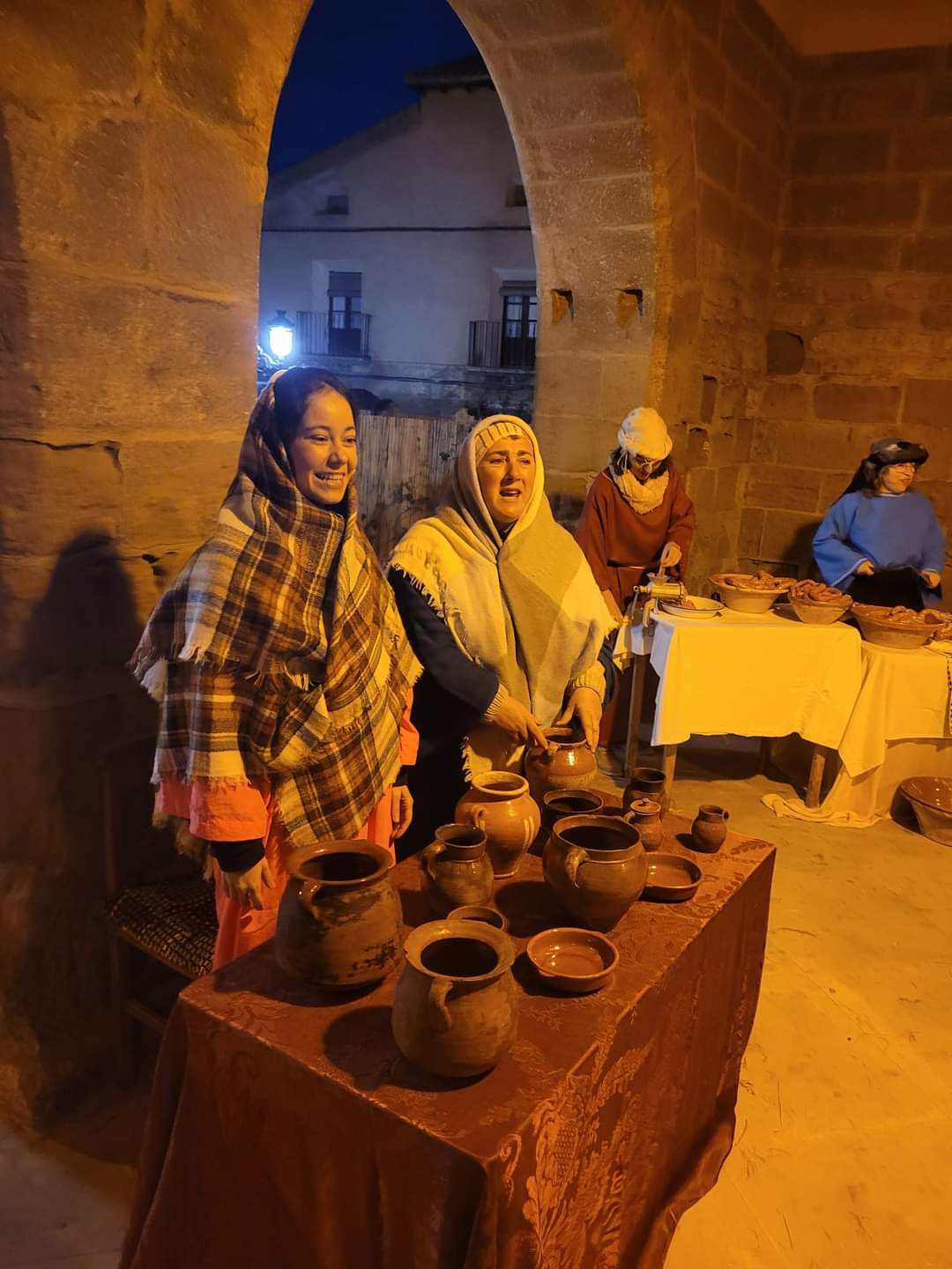 Estampas del belén viviente de Sena