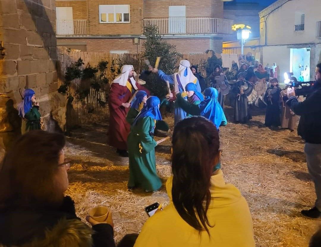 Estampas del belén viviente de Sena