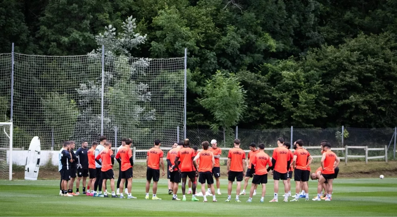 El Huesca, en Benasque la pretemporada anterior