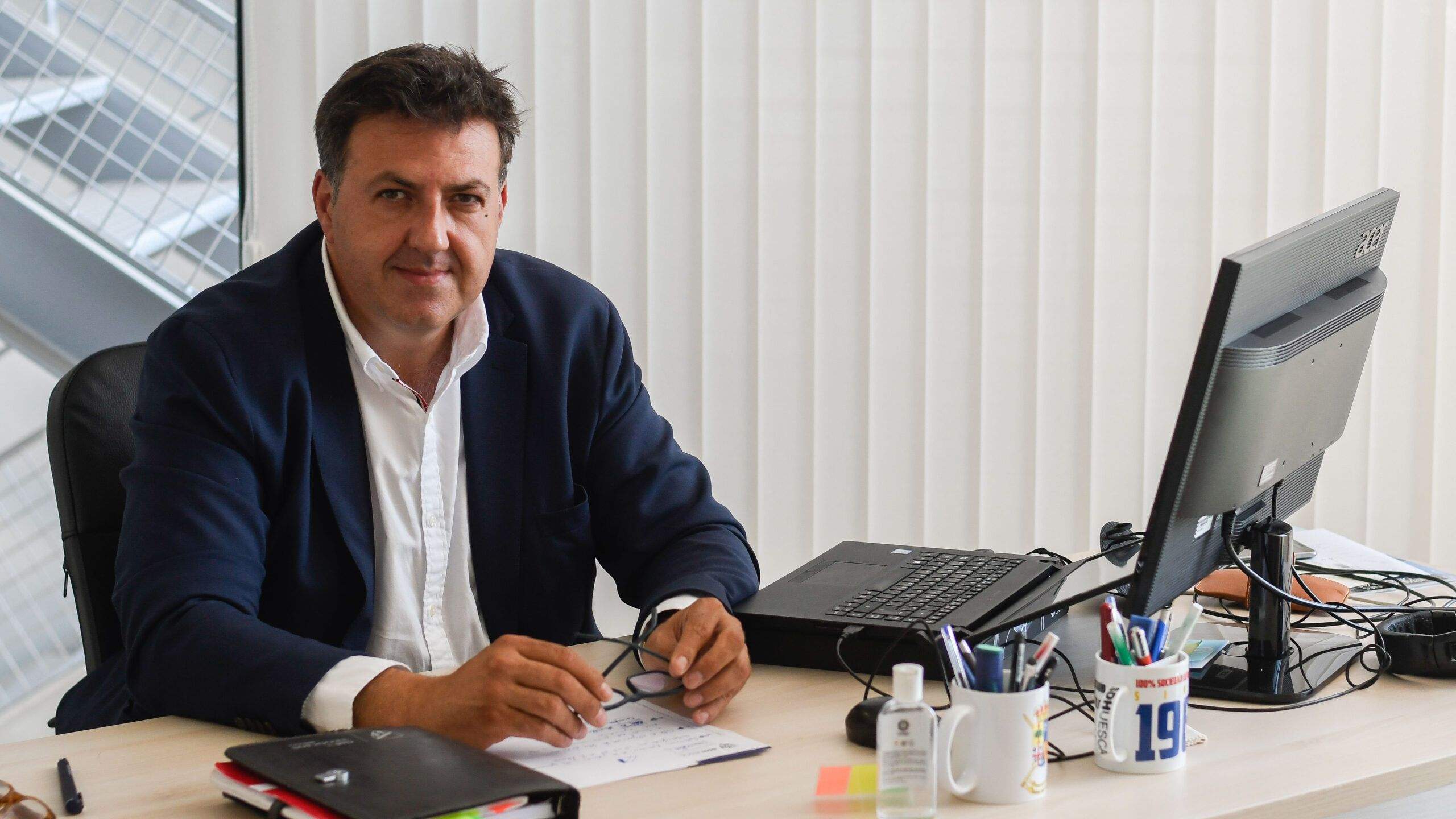 Manolo Torres, presidente de la SD Huesca.