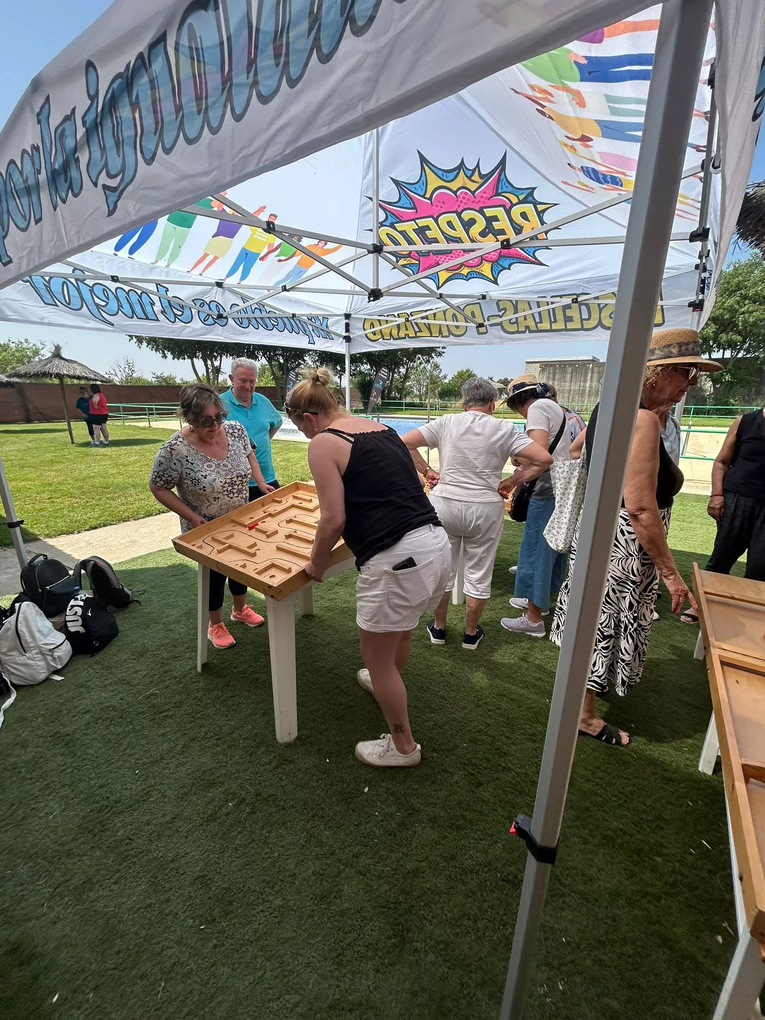 Jornada deportiva en Ponzano