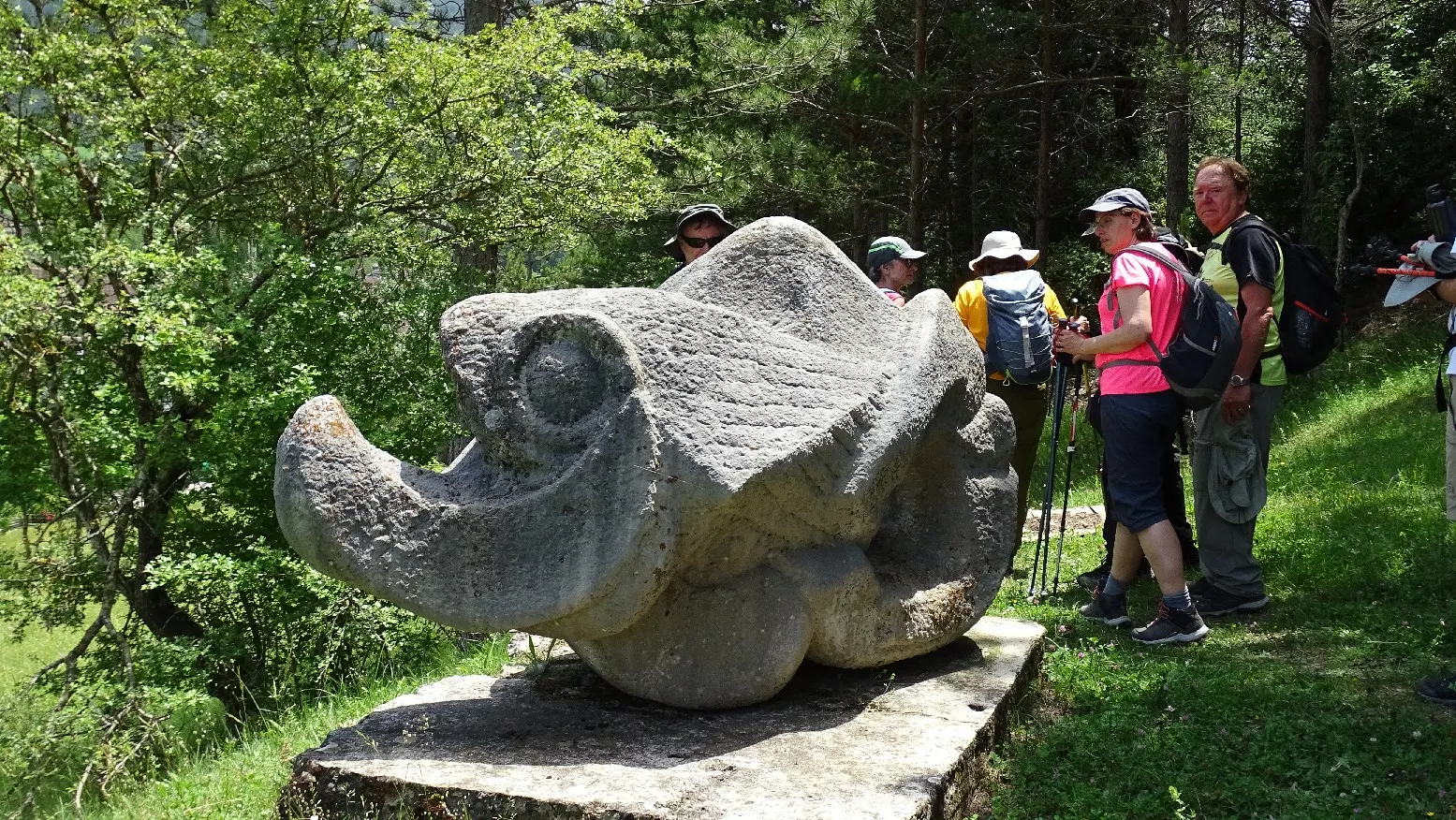 Esculturas a interpretar. Foto Alfredo Zazo