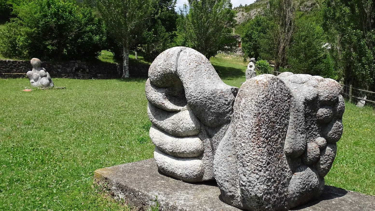 Esculturas a interpretar. Foto Alfredo Zazo