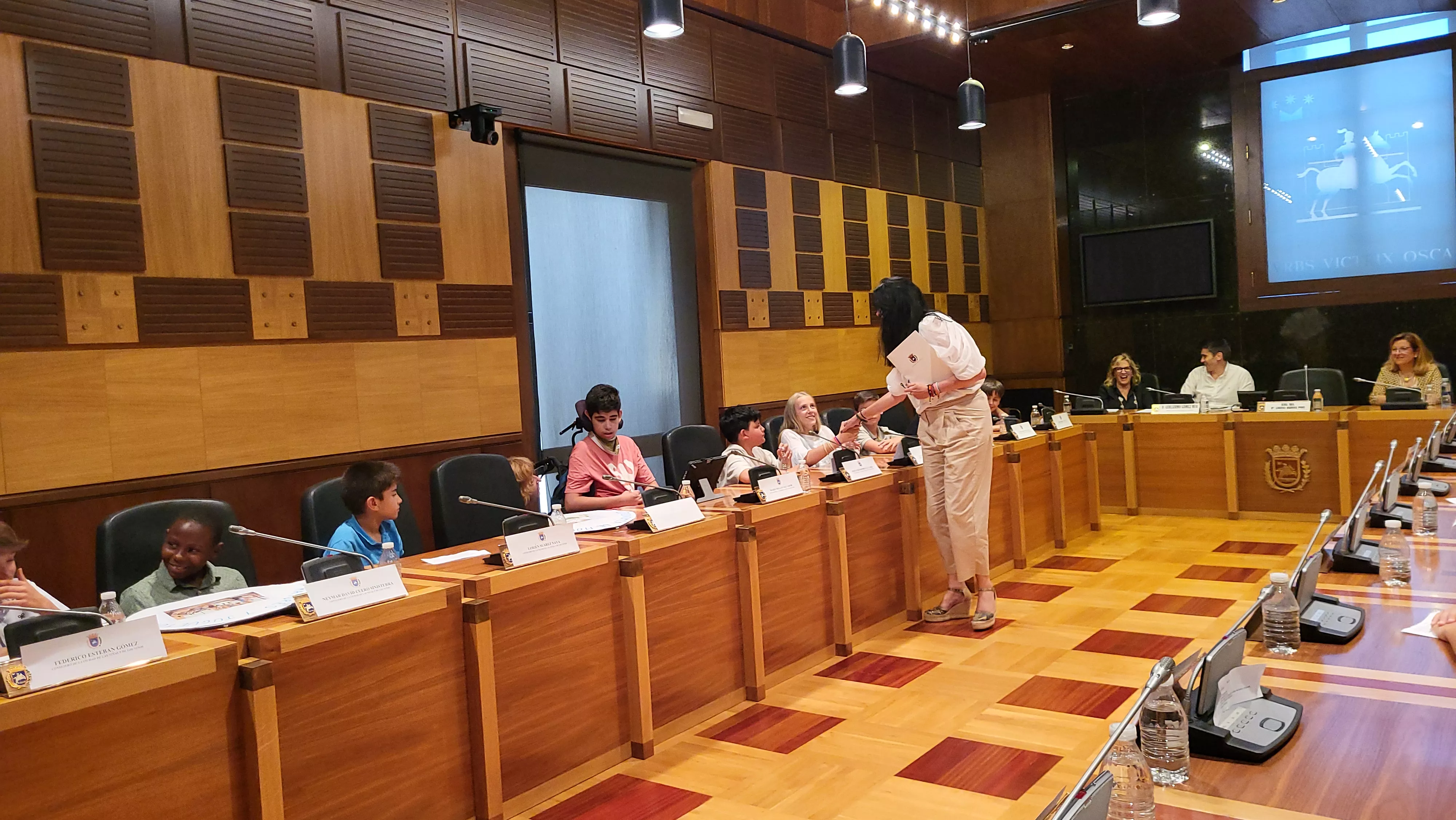 Clausura del curso del Consejo de la Ciudad de las Niñas y los Niños. Foto Mercedes Manterola