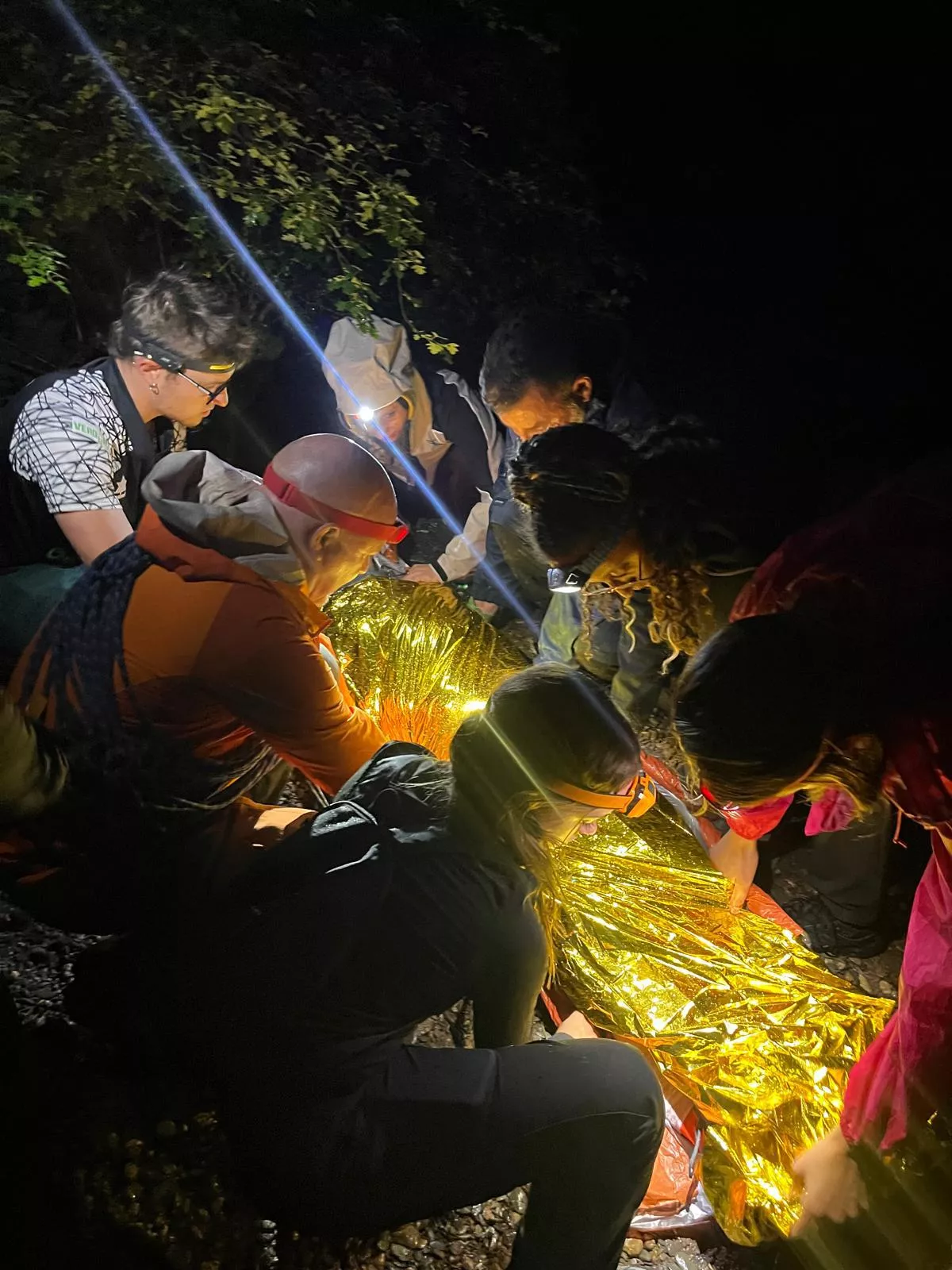 Curso de primeros auxilios organizado en Laspaúles por Vuela Sobre Montañas.